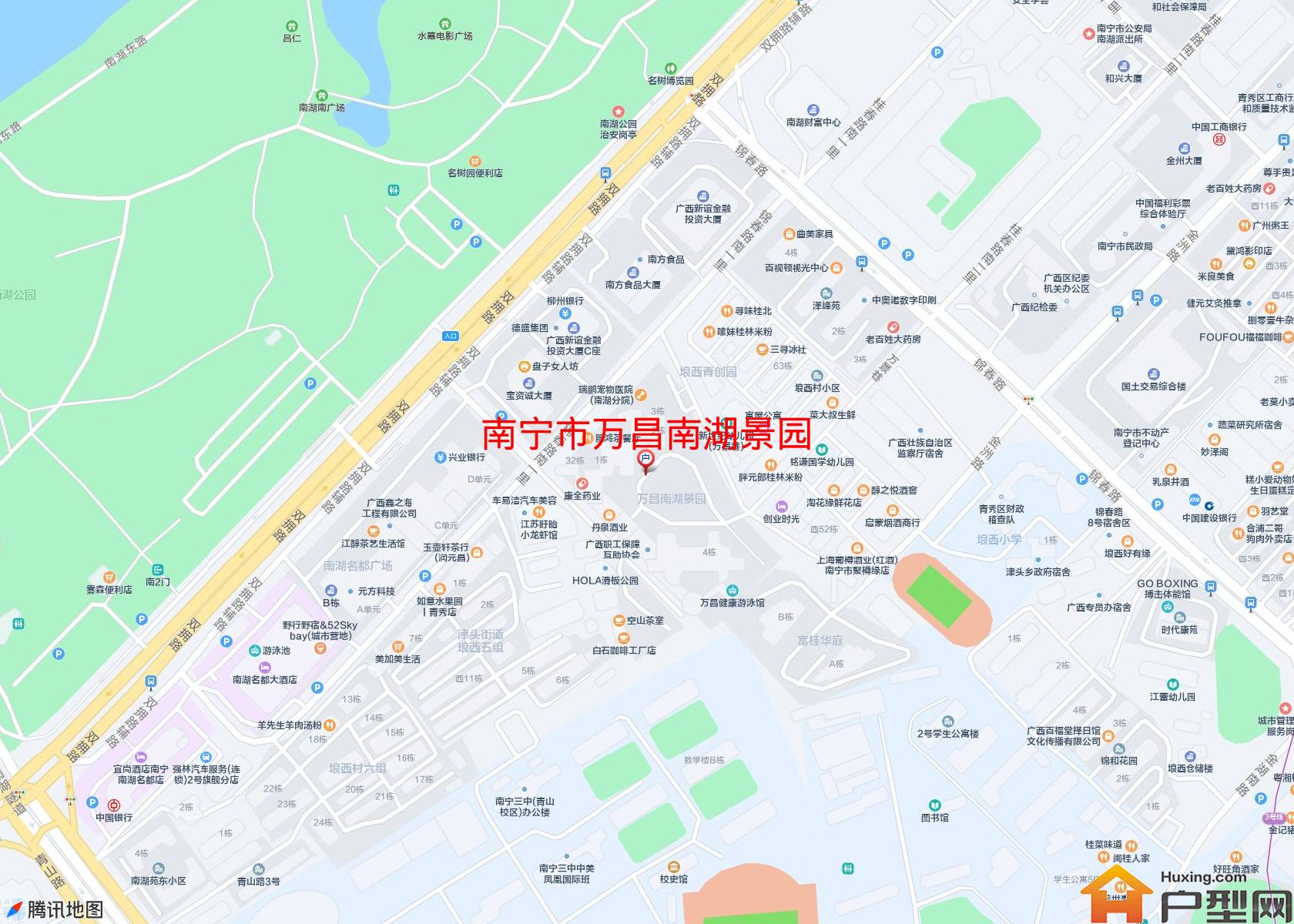 万昌南湖景园小区 - 户型网