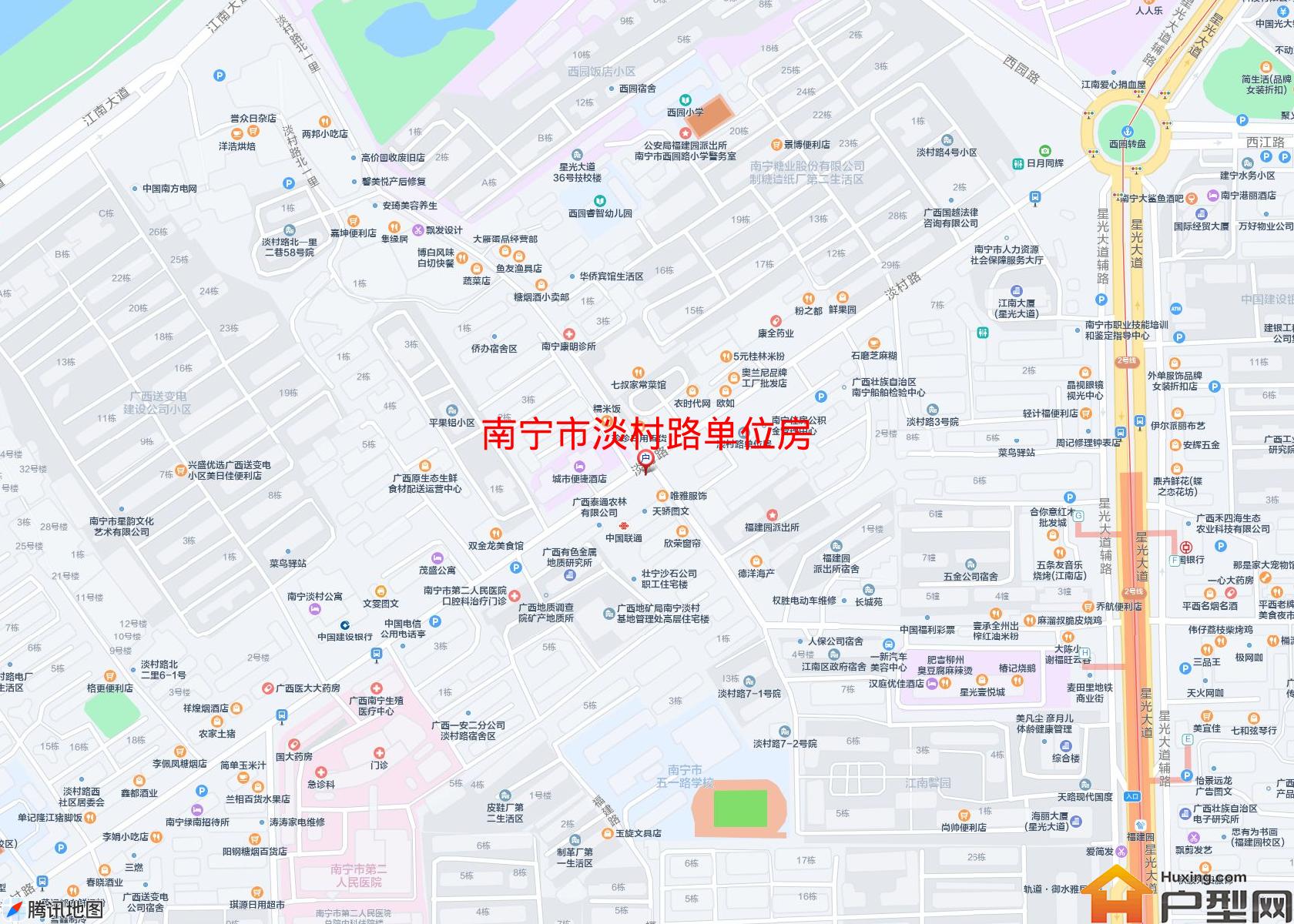 淡村路单位房小区 - 户型网