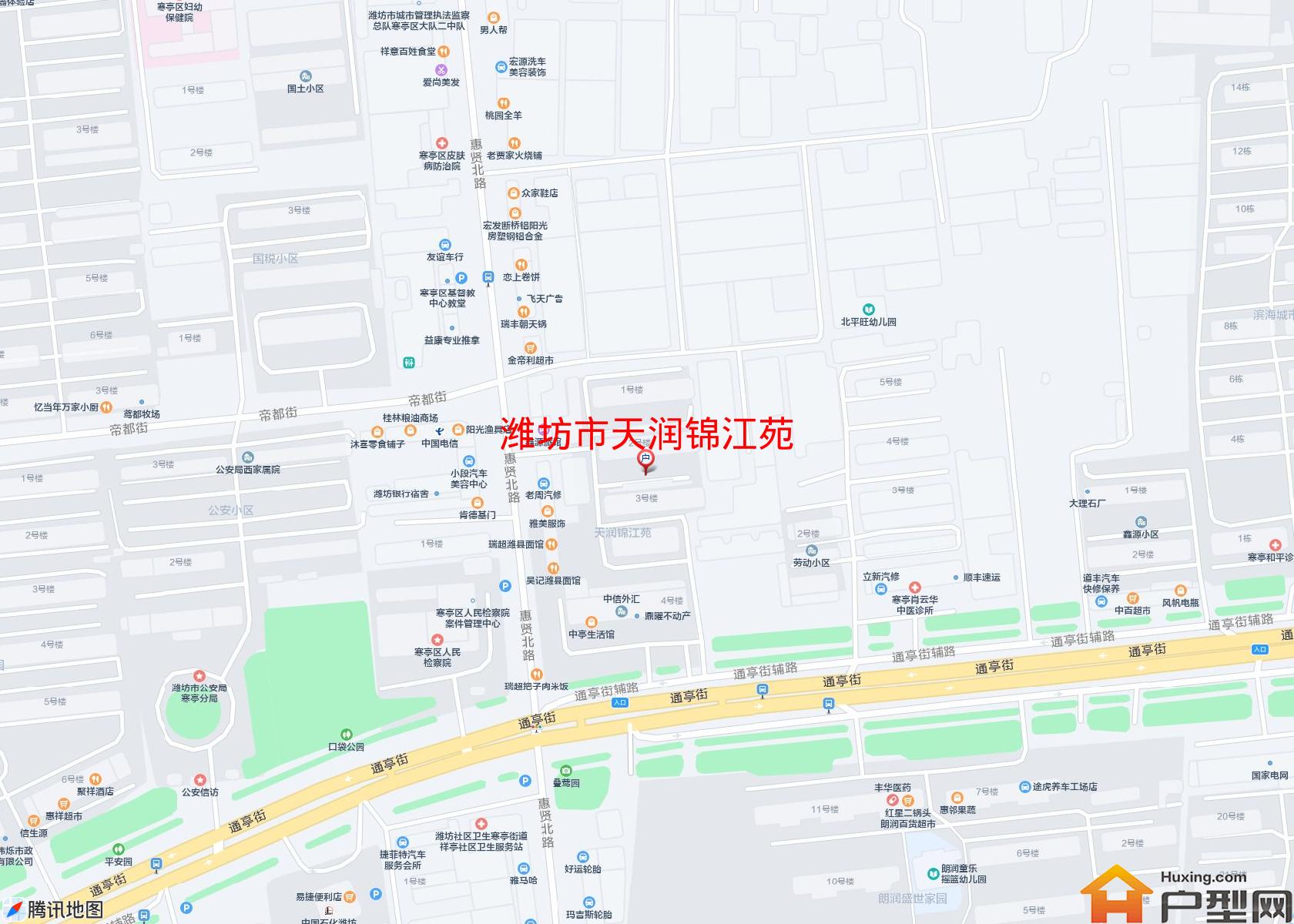 天润锦江苑小区 - 户型网