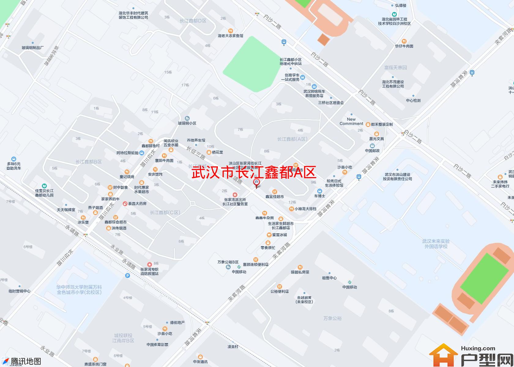 长江鑫都A区小区 - 户型网