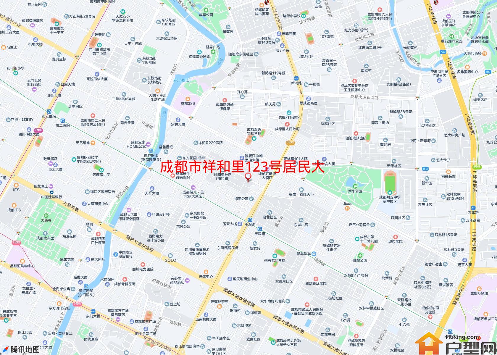祥和里123号居民大院小区 - 户型网