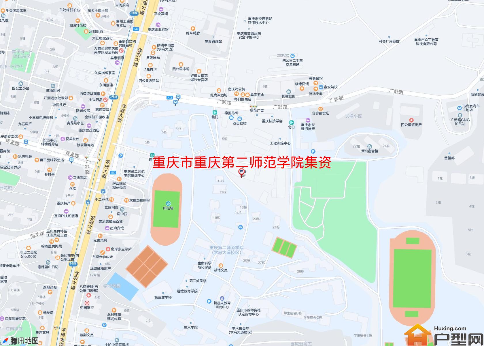 重庆第二师范学院集资楼小区 - 户型网