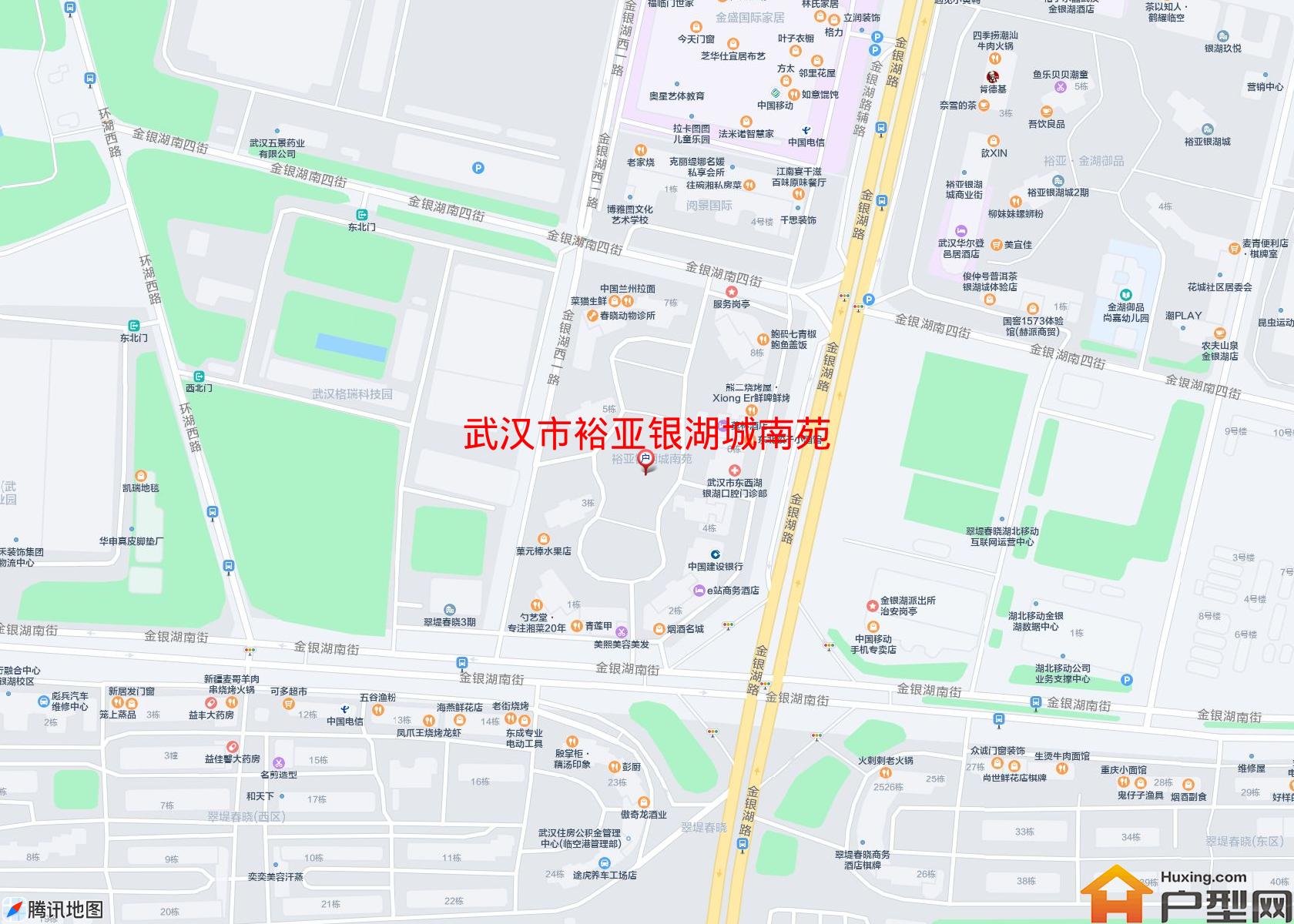 裕亚银湖城南苑小区 - 户型网