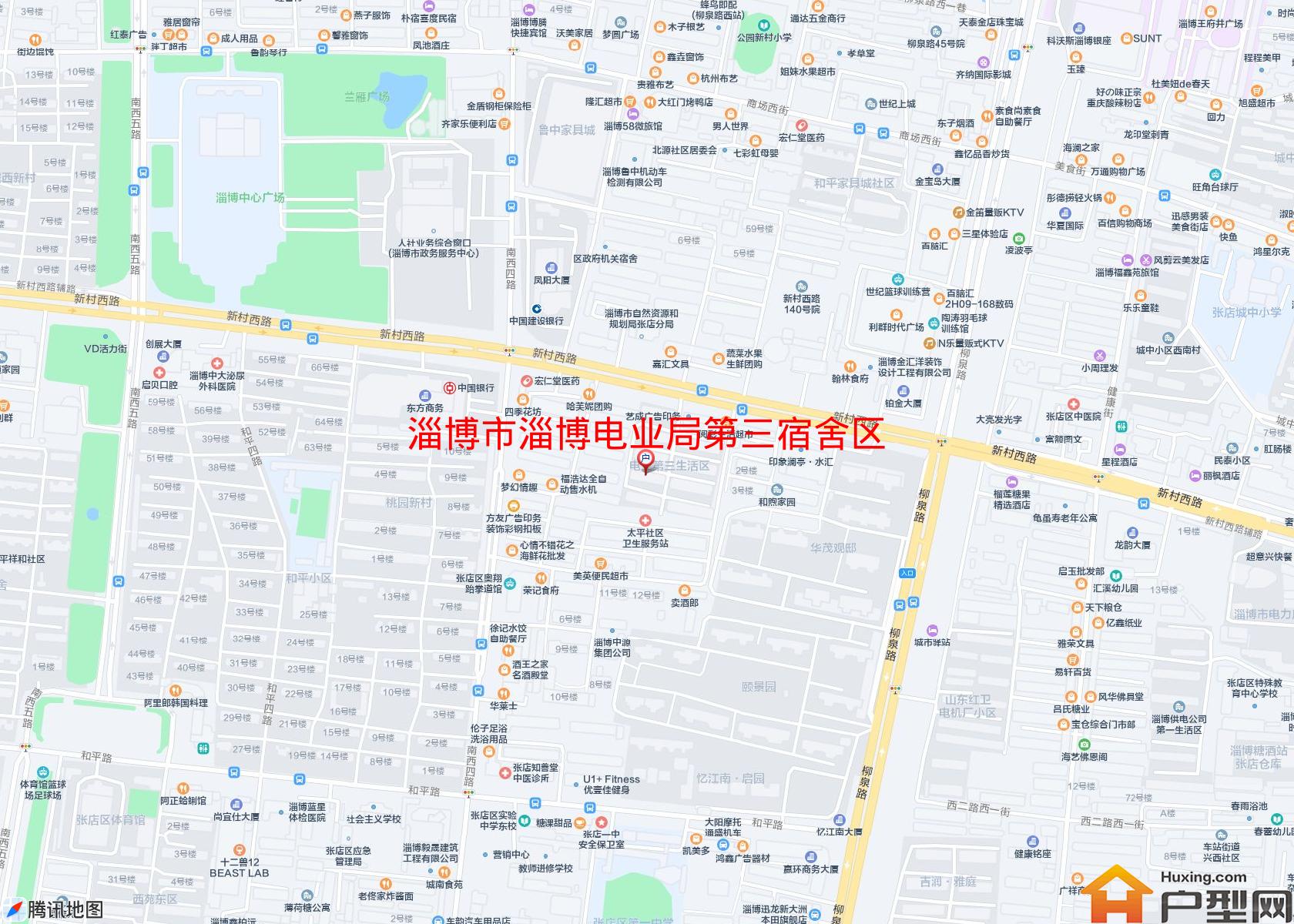 淄博电业局第三宿舍区小区 - 户型网