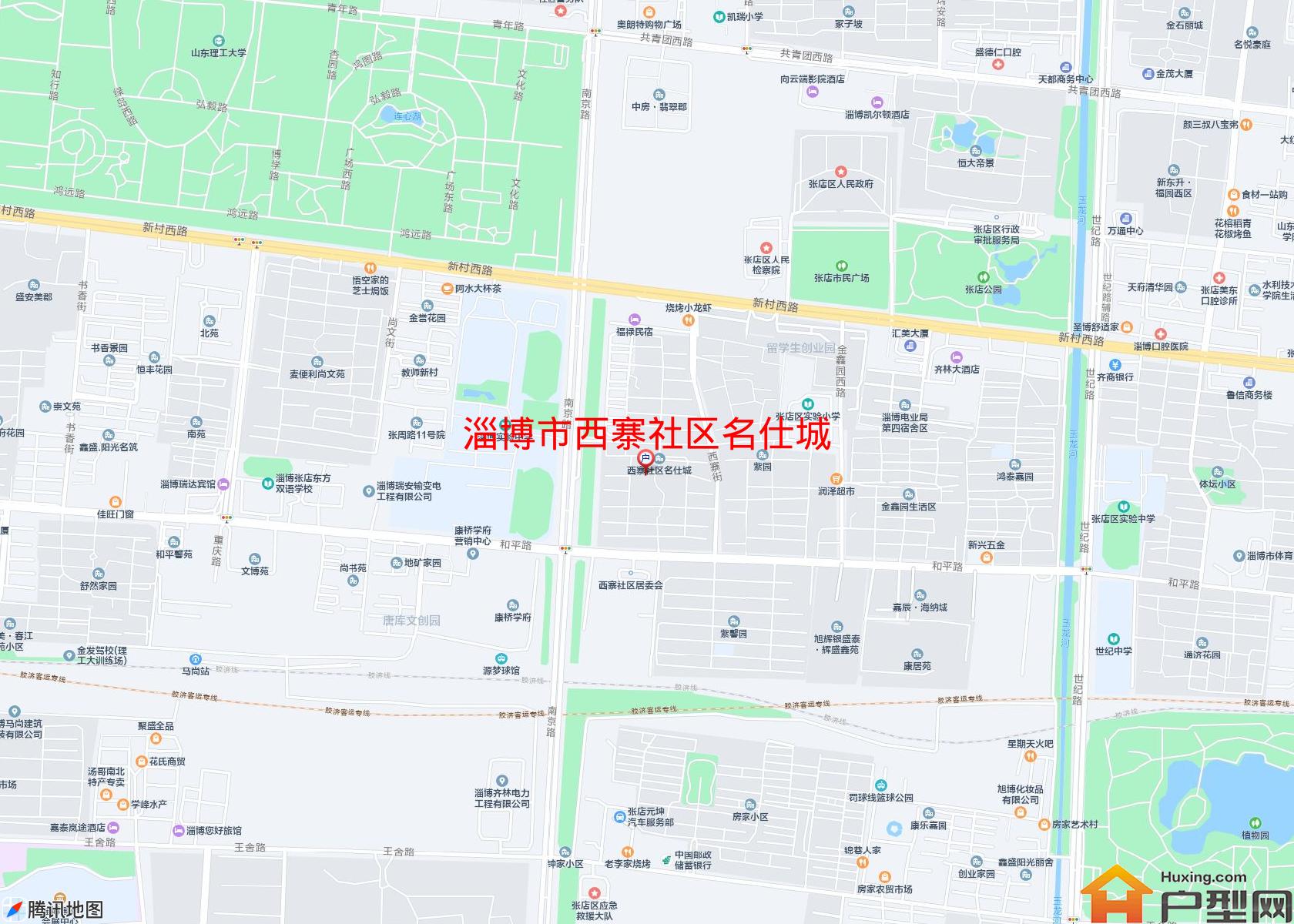 西寨社区名仕城小区 - 户型网