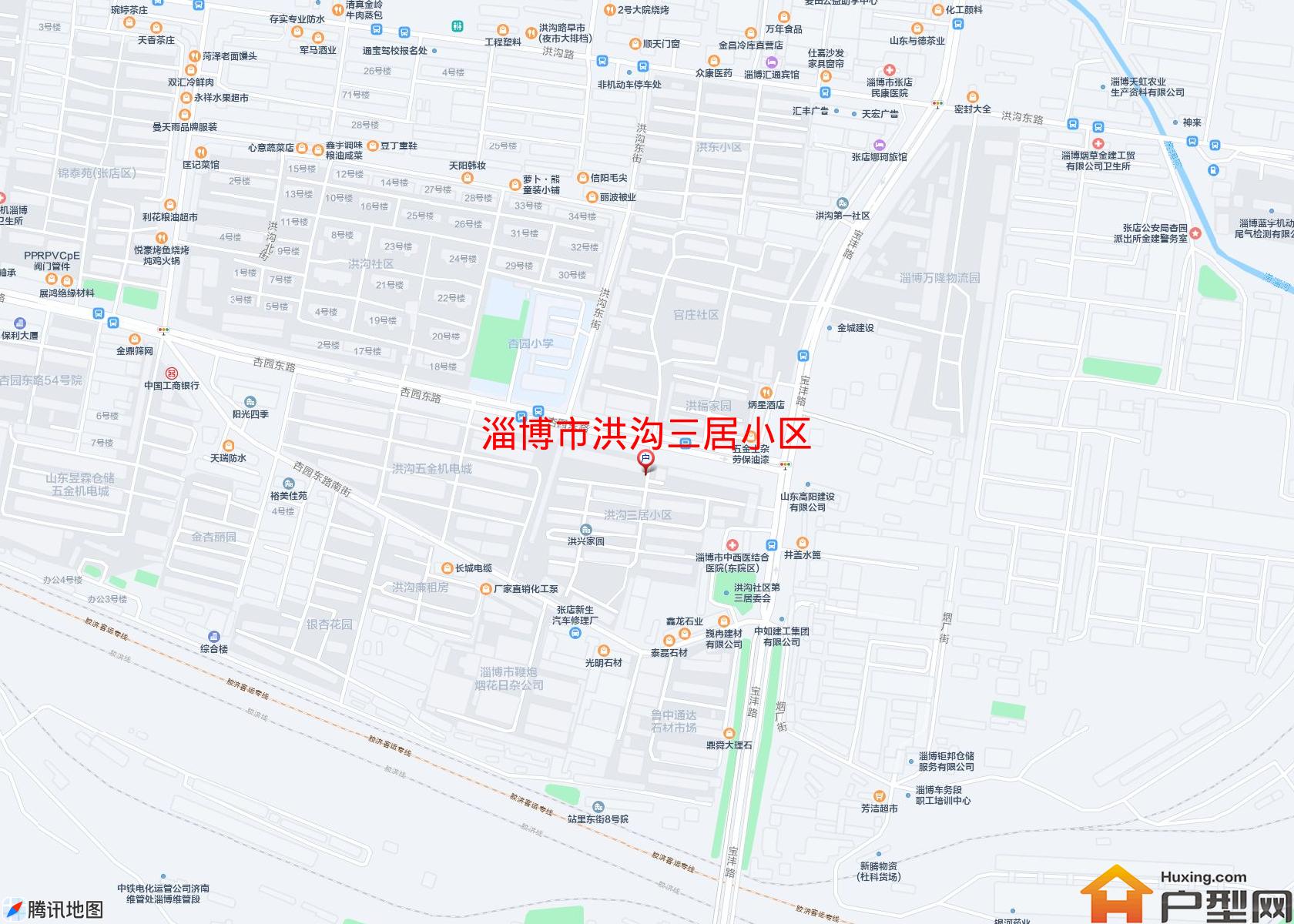 洪沟三居小区小区 - 户型网