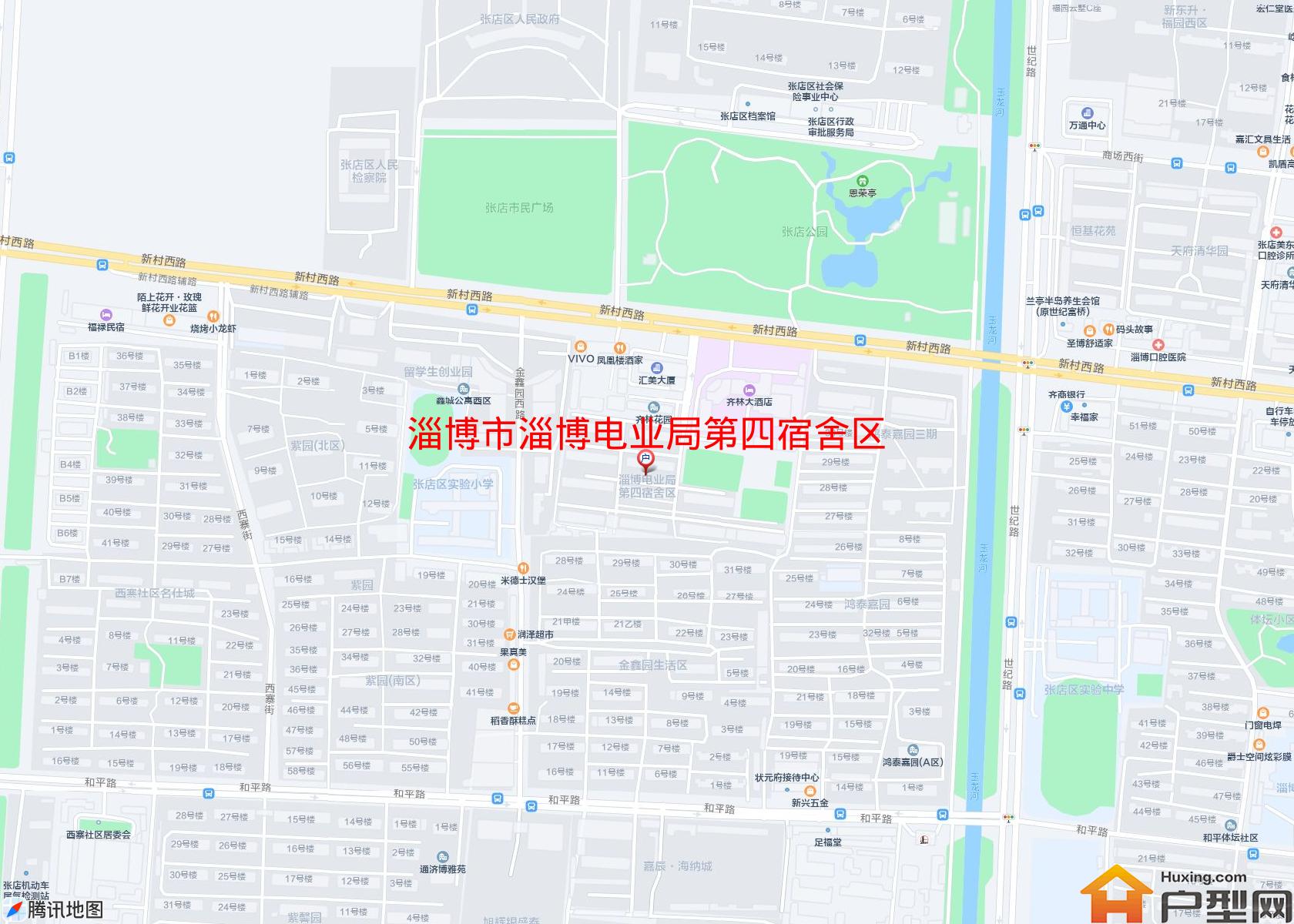淄博电业局第四宿舍区小区 - 户型网