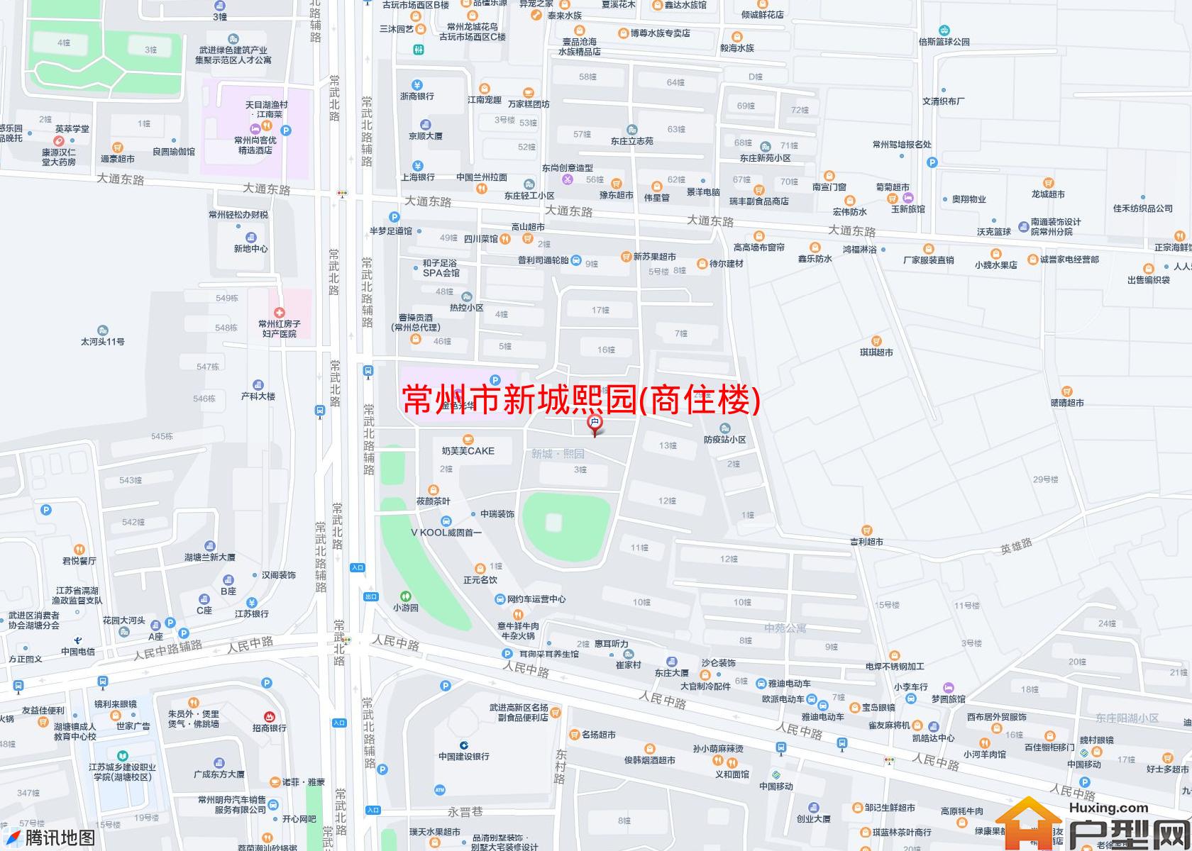 新城熙园(商住楼)小区 - 户型网