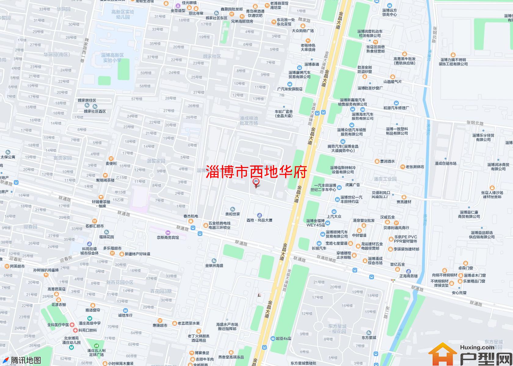 西地华府小区 - 户型网