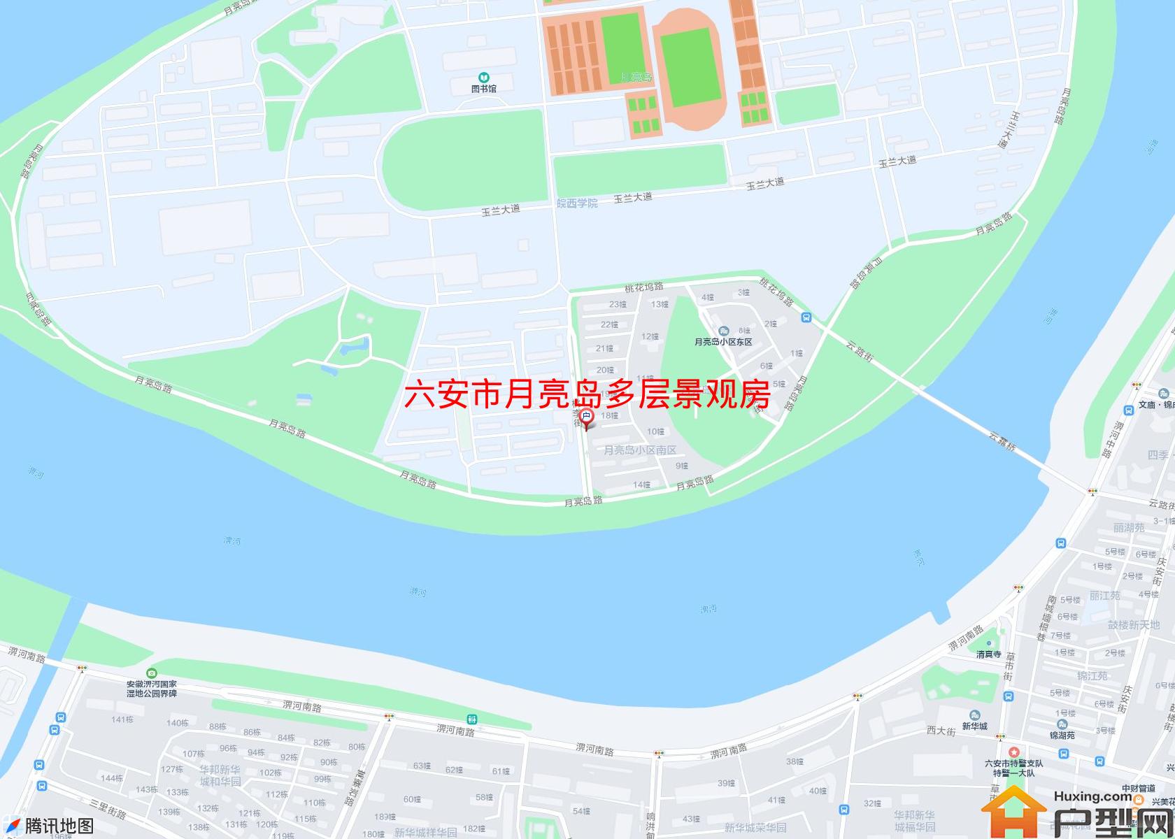 月亮岛多层景观房小区 - 户型网