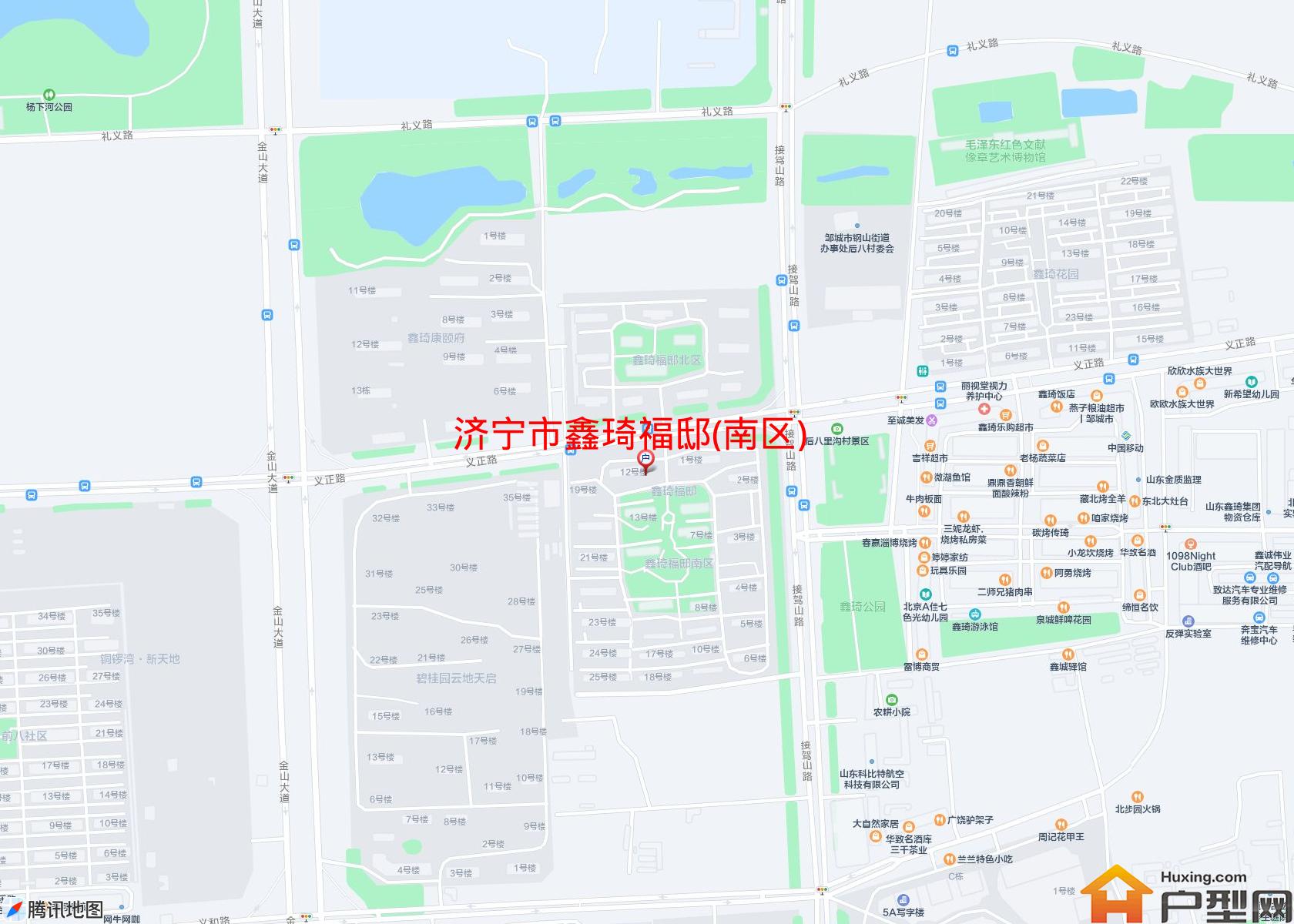 鑫琦福邸(南区)小区 - 户型网
