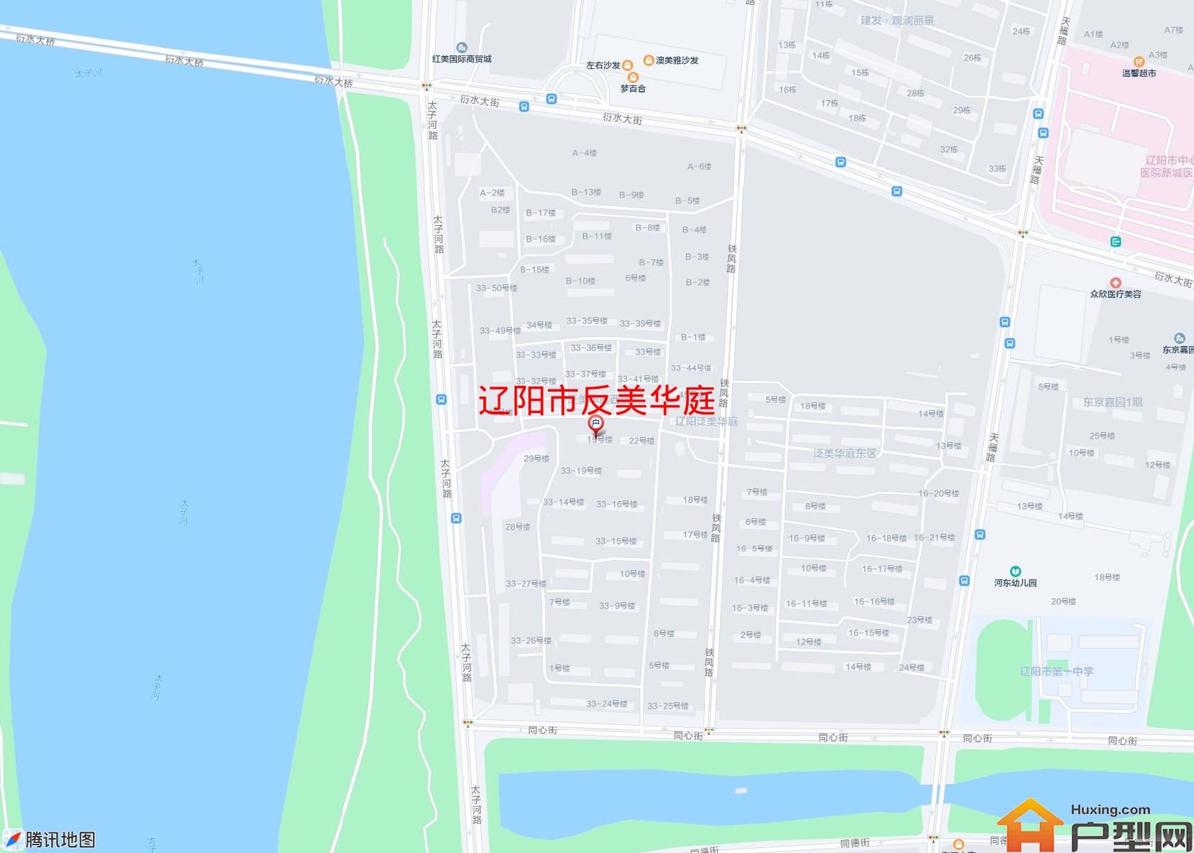 反美华庭小区 - 户型网