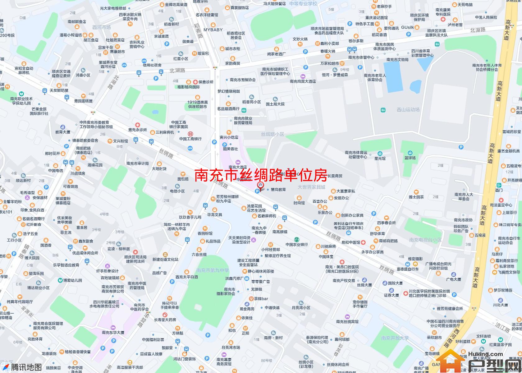 丝绸路单位房小区 - 户型网