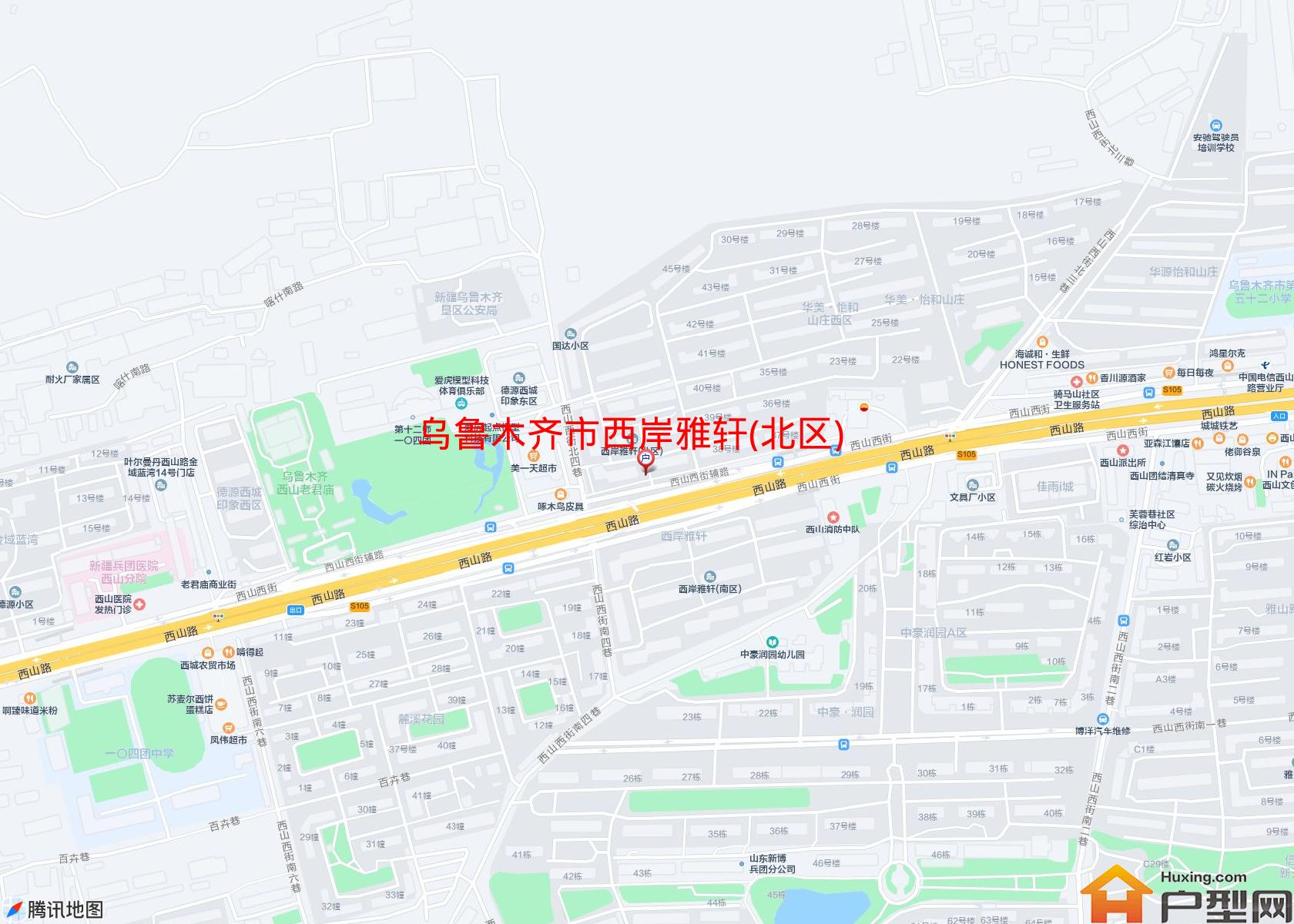 西岸雅轩(北区)小区 - 户型网