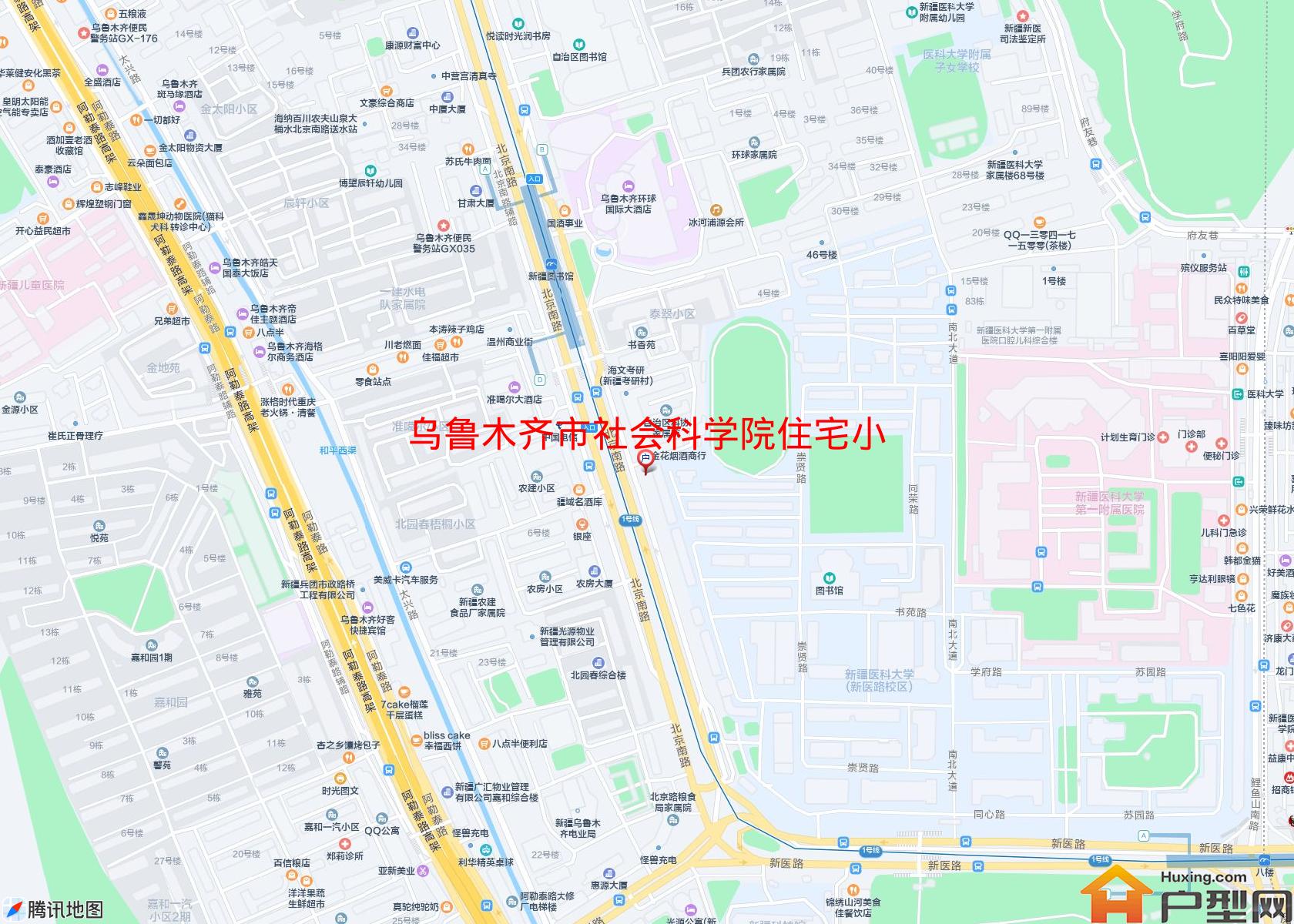 社会科学院住宅小区小区 - 户型网