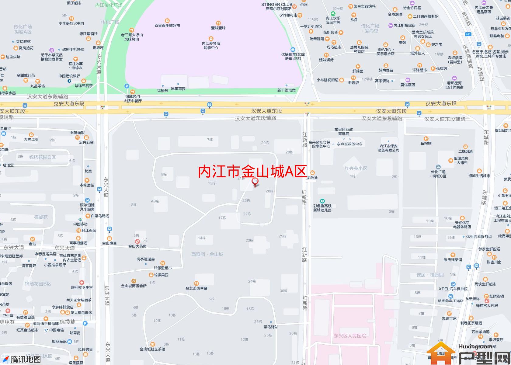 金山城A区小区 - 户型网