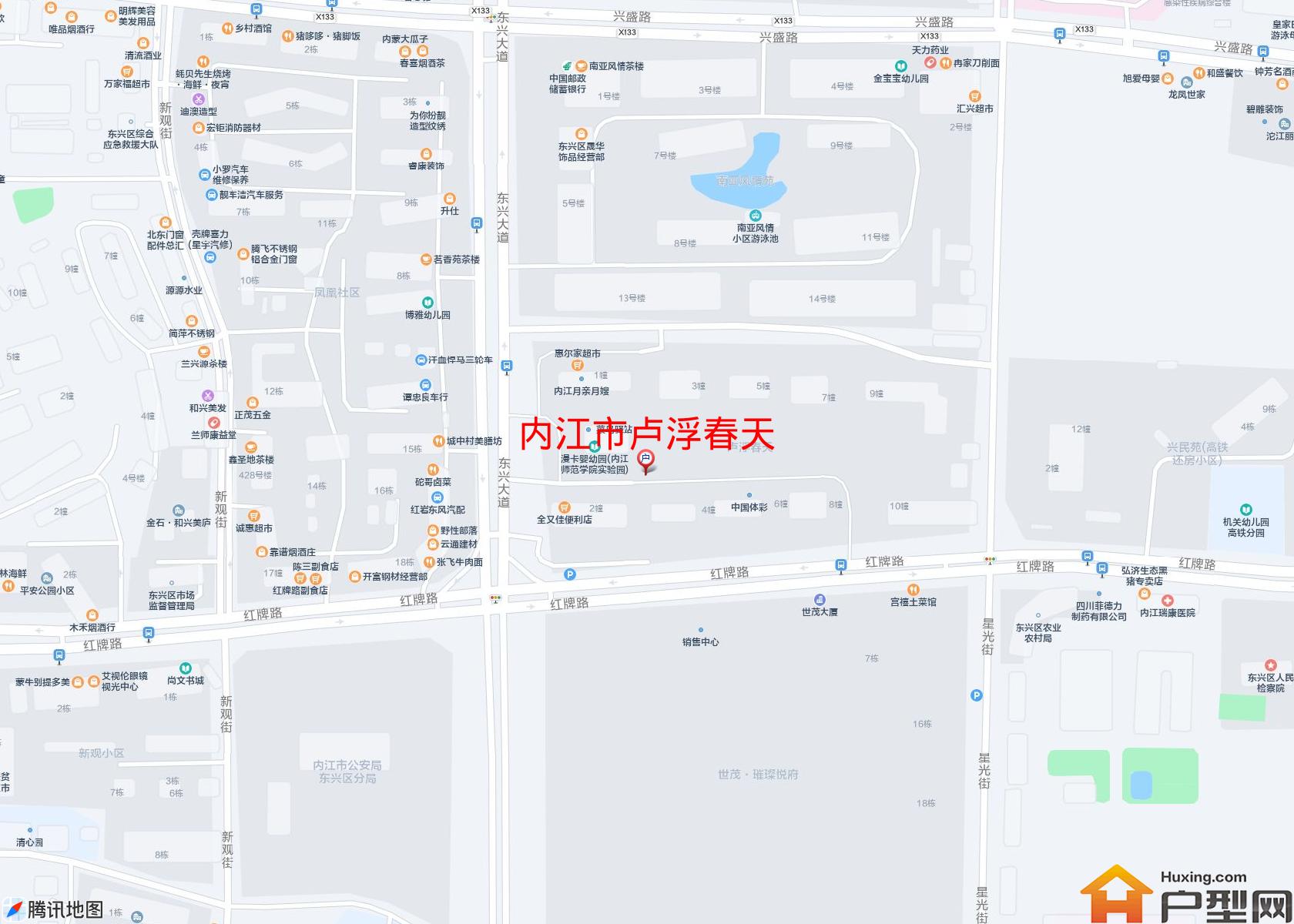 卢浮春天小区 - 户型网