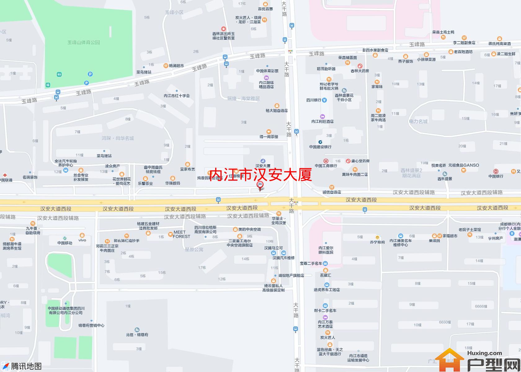 汉安大厦小区 - 户型网