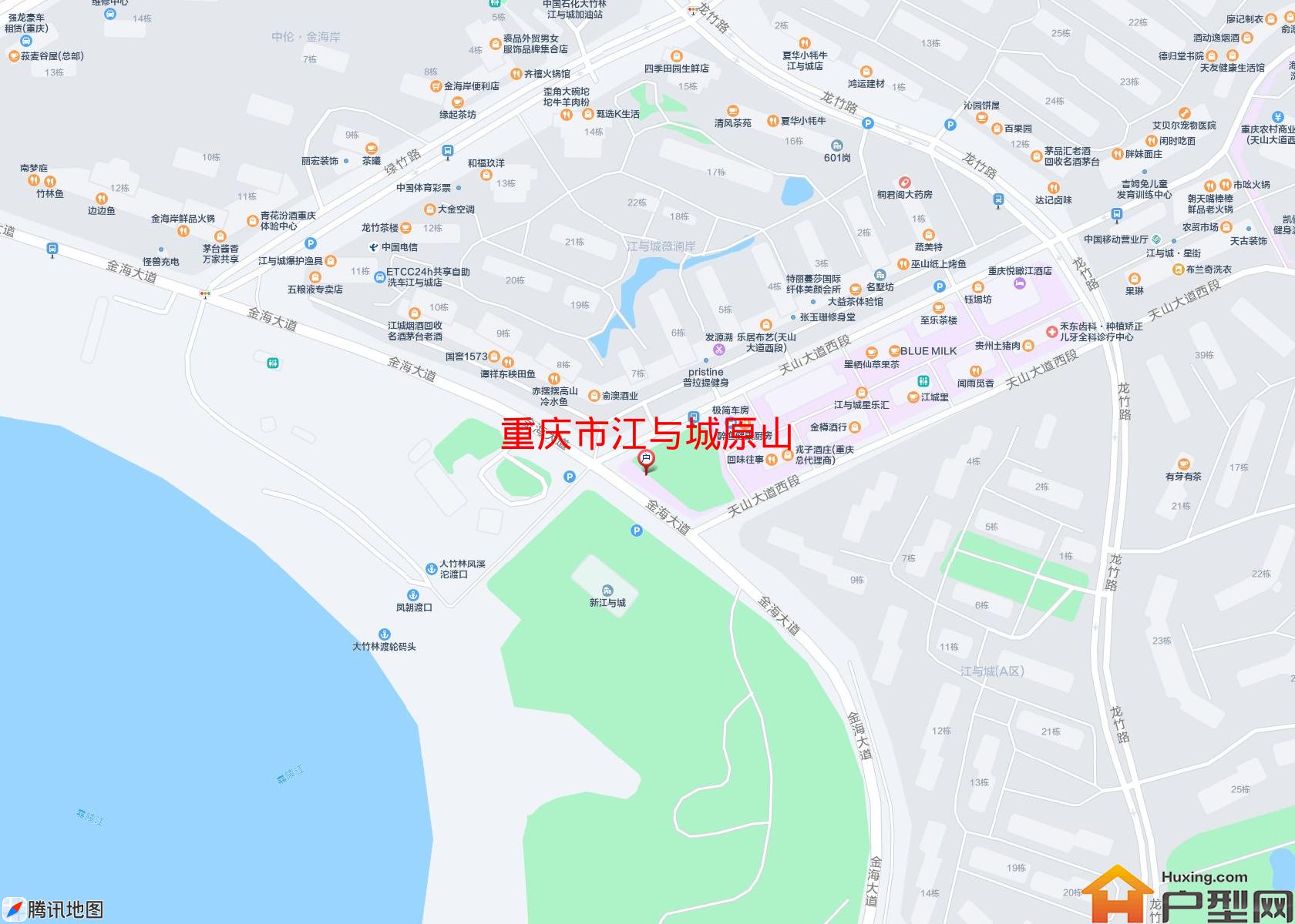 江与城原山小区 - 户型网