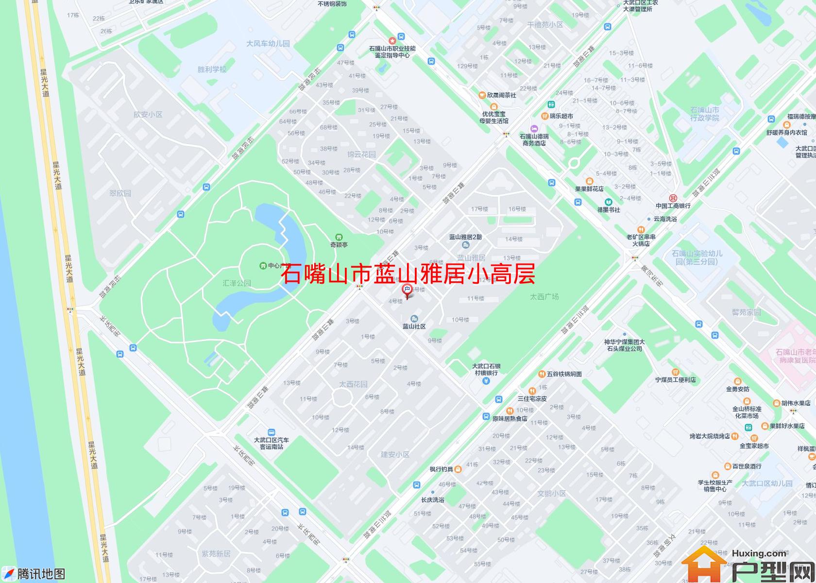 蓝山雅居小高层小区 - 户型网