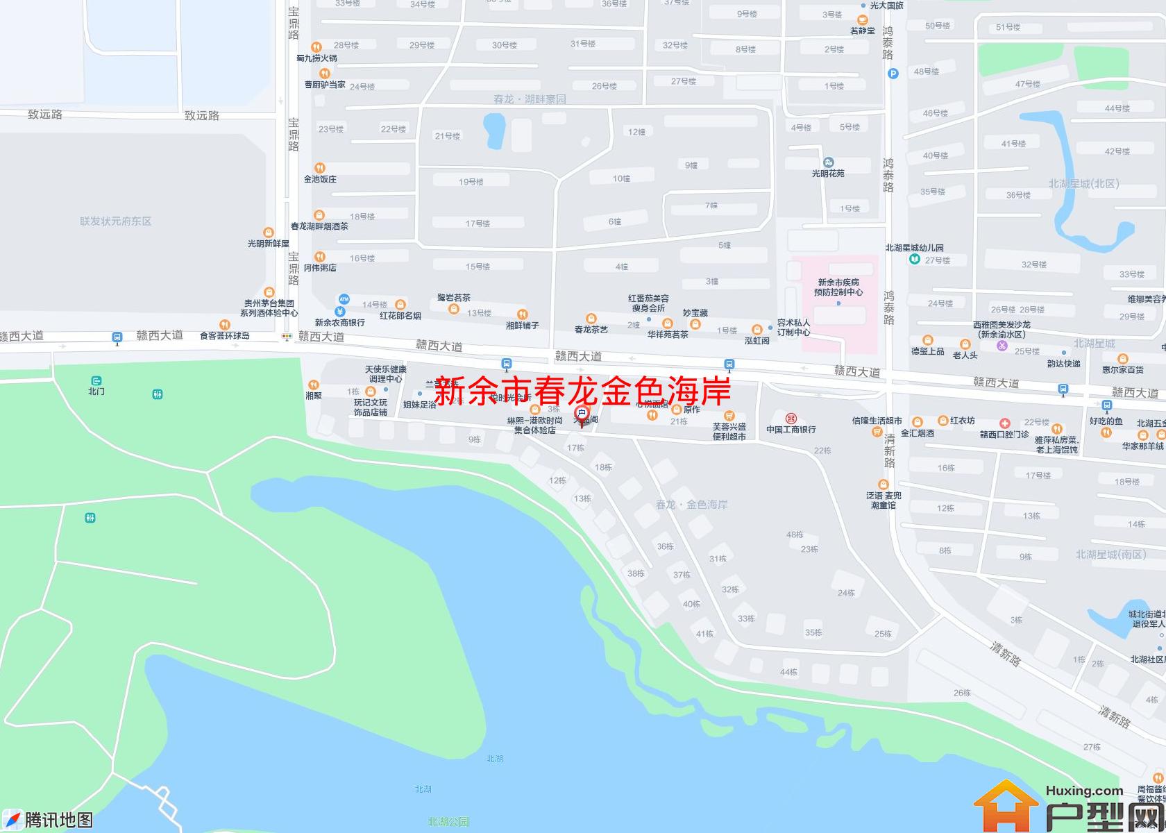 春龙金色海岸小区 - 户型网