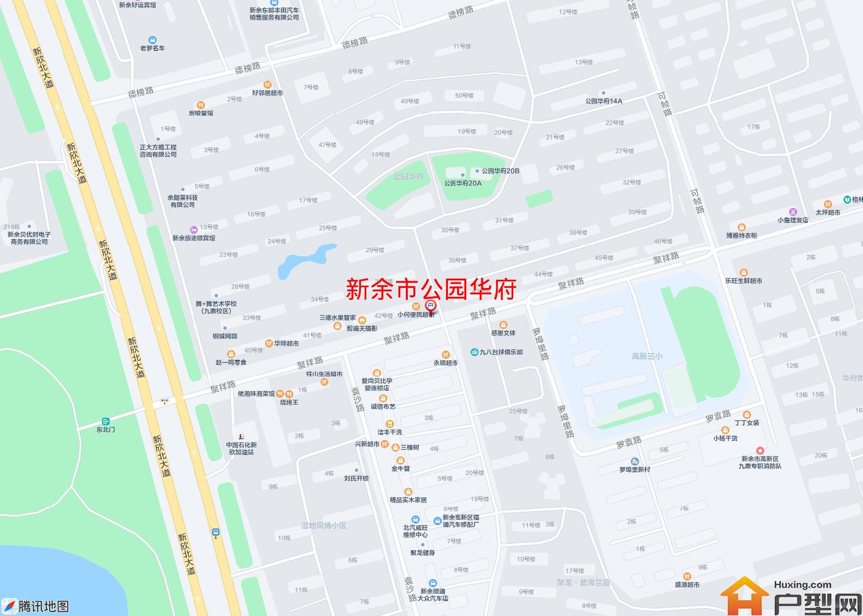 公园华府小区 - 户型网