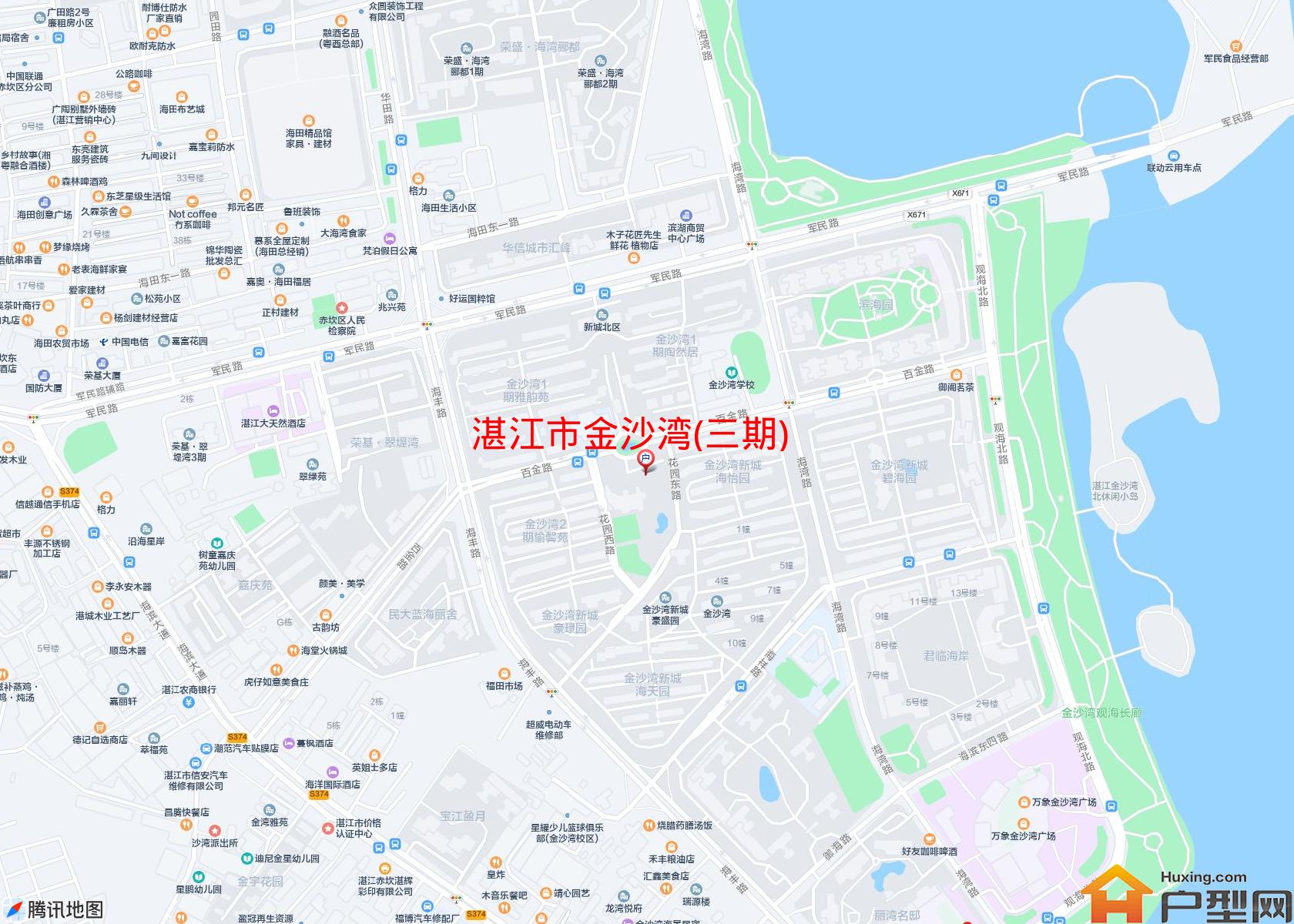 金沙湾(三期)小区 - 户型网