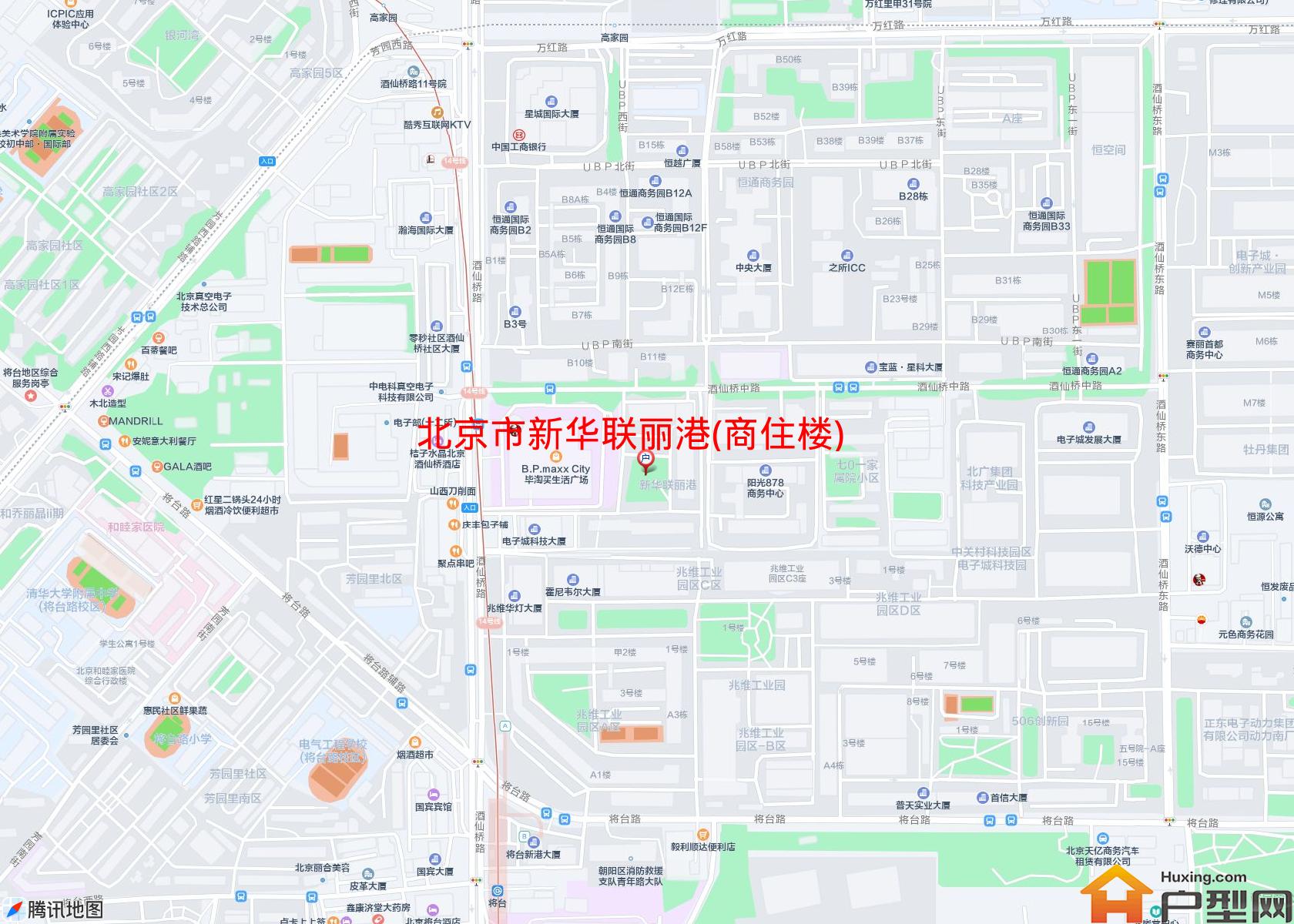 新华联丽港(商住楼)小区 - 户型网