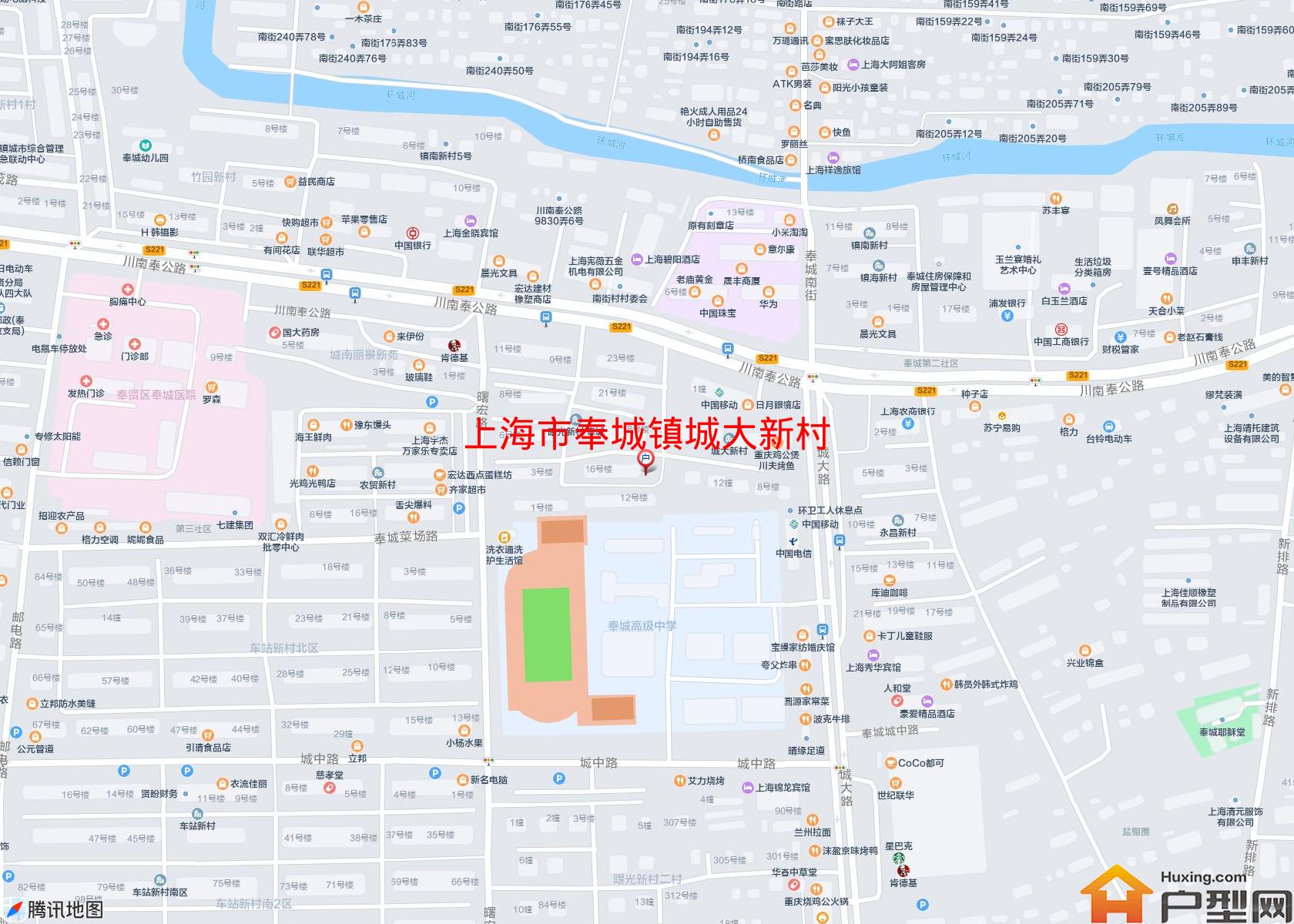 奉城镇城大新村小区 - 户型网