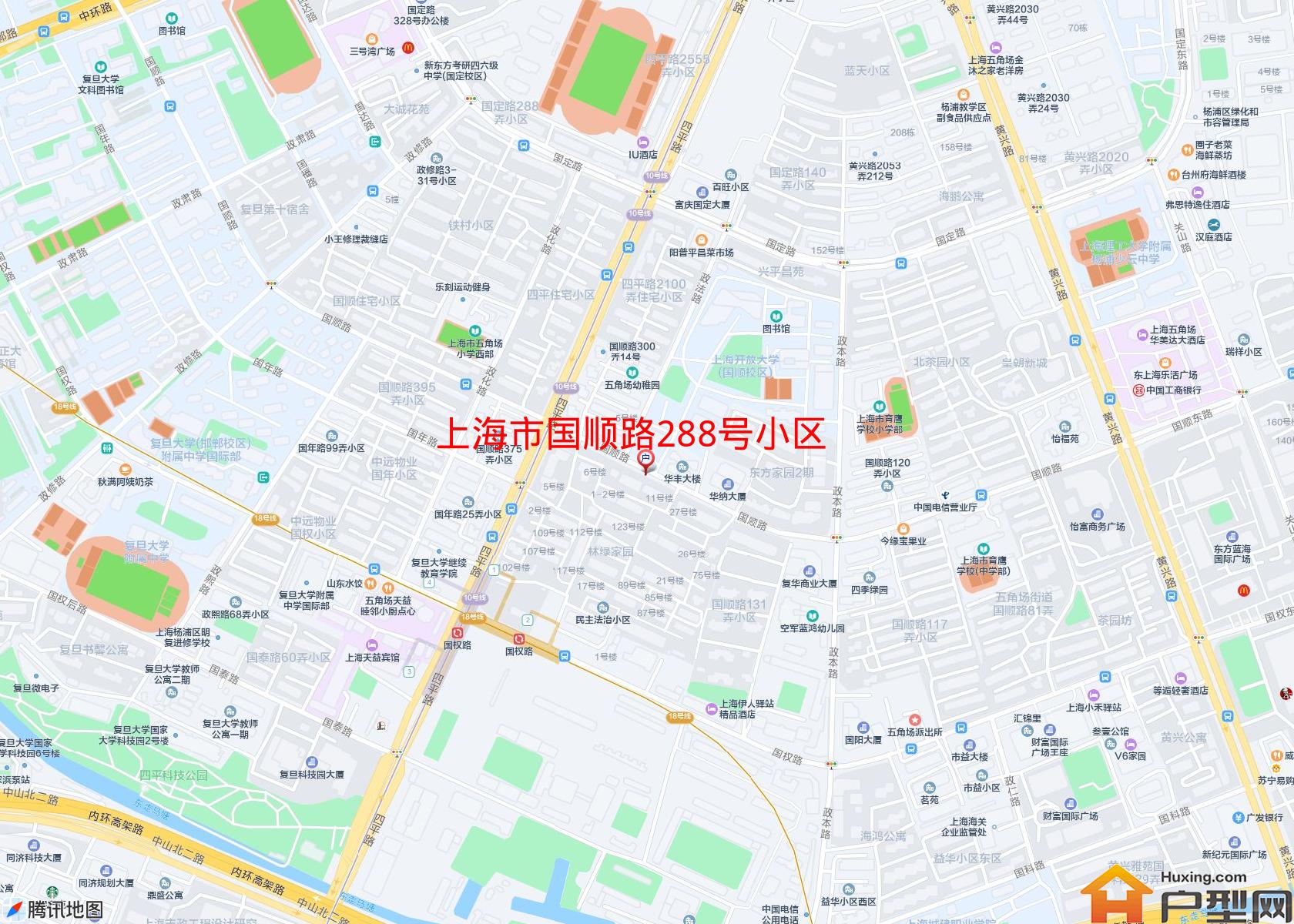 国顺路288号小区小区 - 户型网