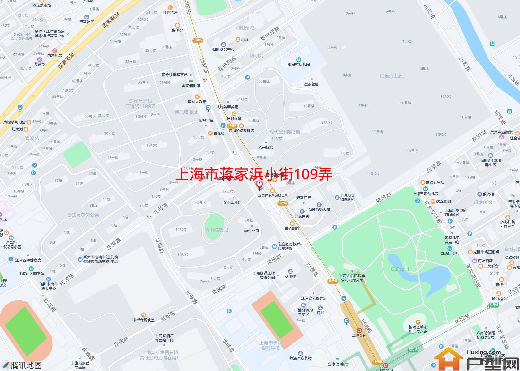 蒋家浜小街109弄小区 - 户型网