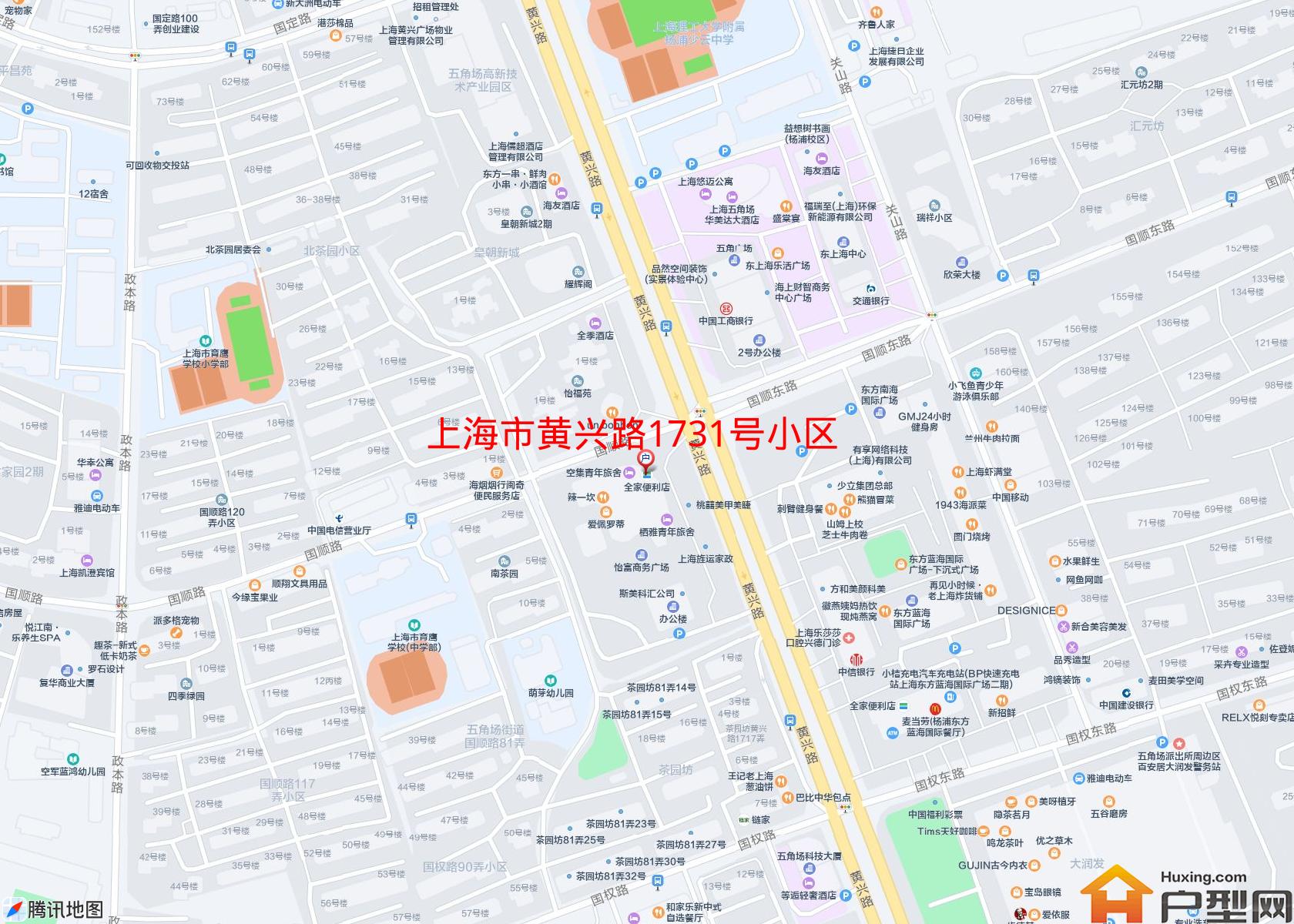 黄兴路1731号小区小区 - 户型网