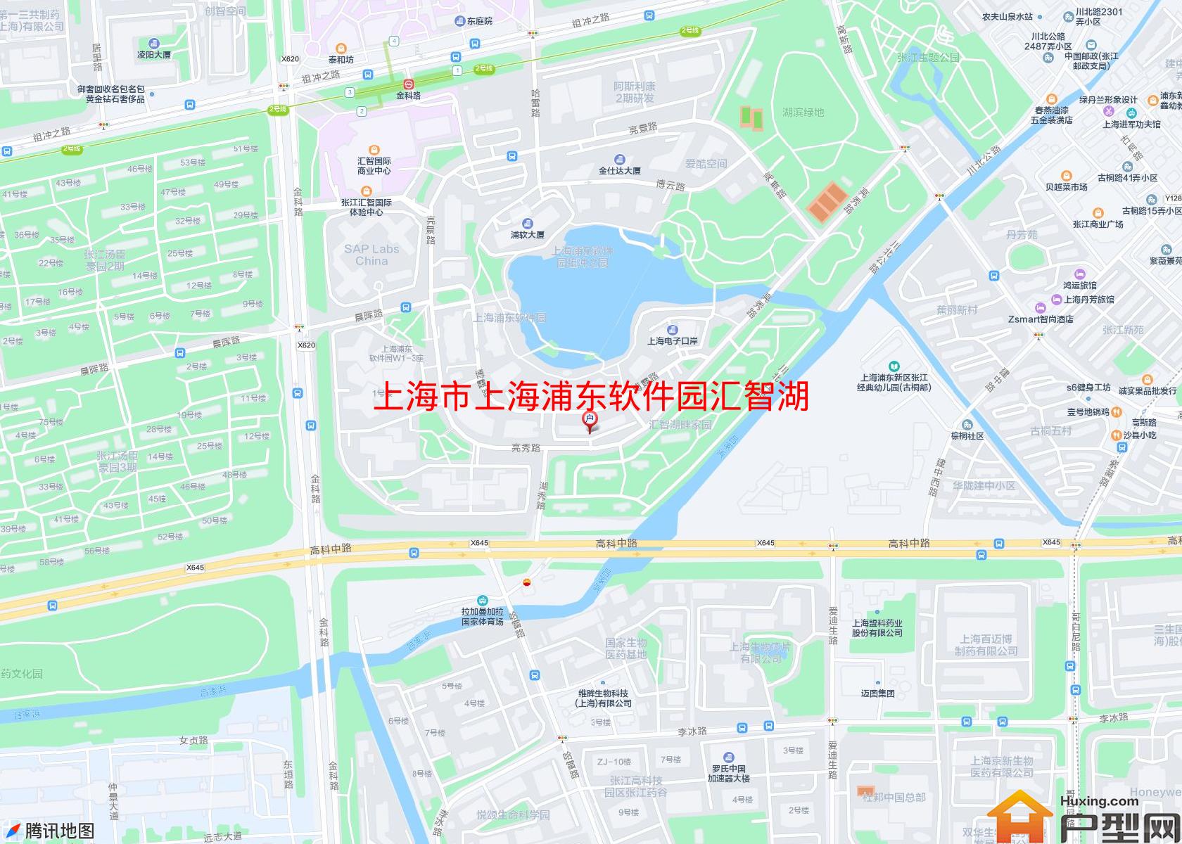 上海浦东软件园汇智湖畔北园小区 - 户型网