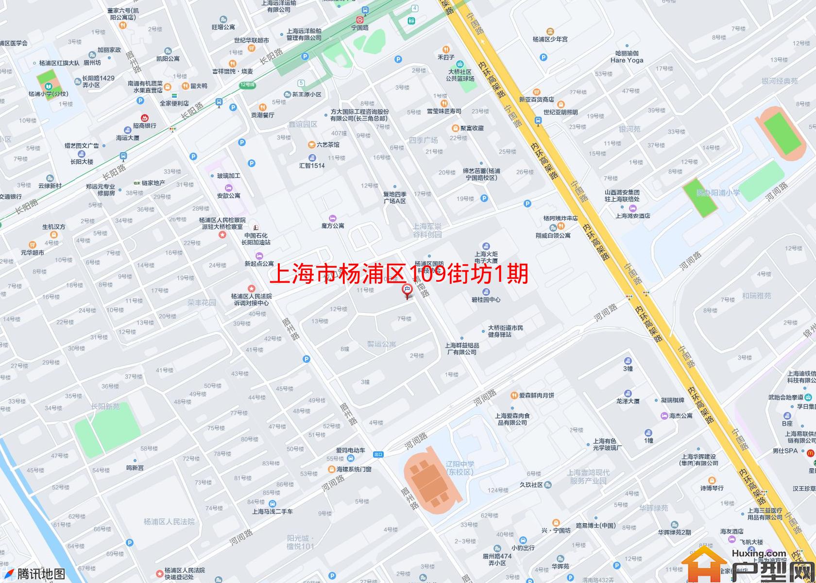 杨浦区109街坊1期小区 - 户型网