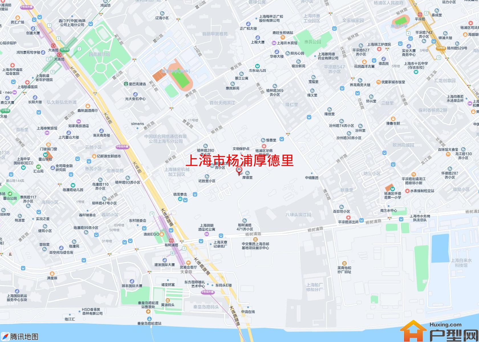 杨浦厚德里小区 - 户型网