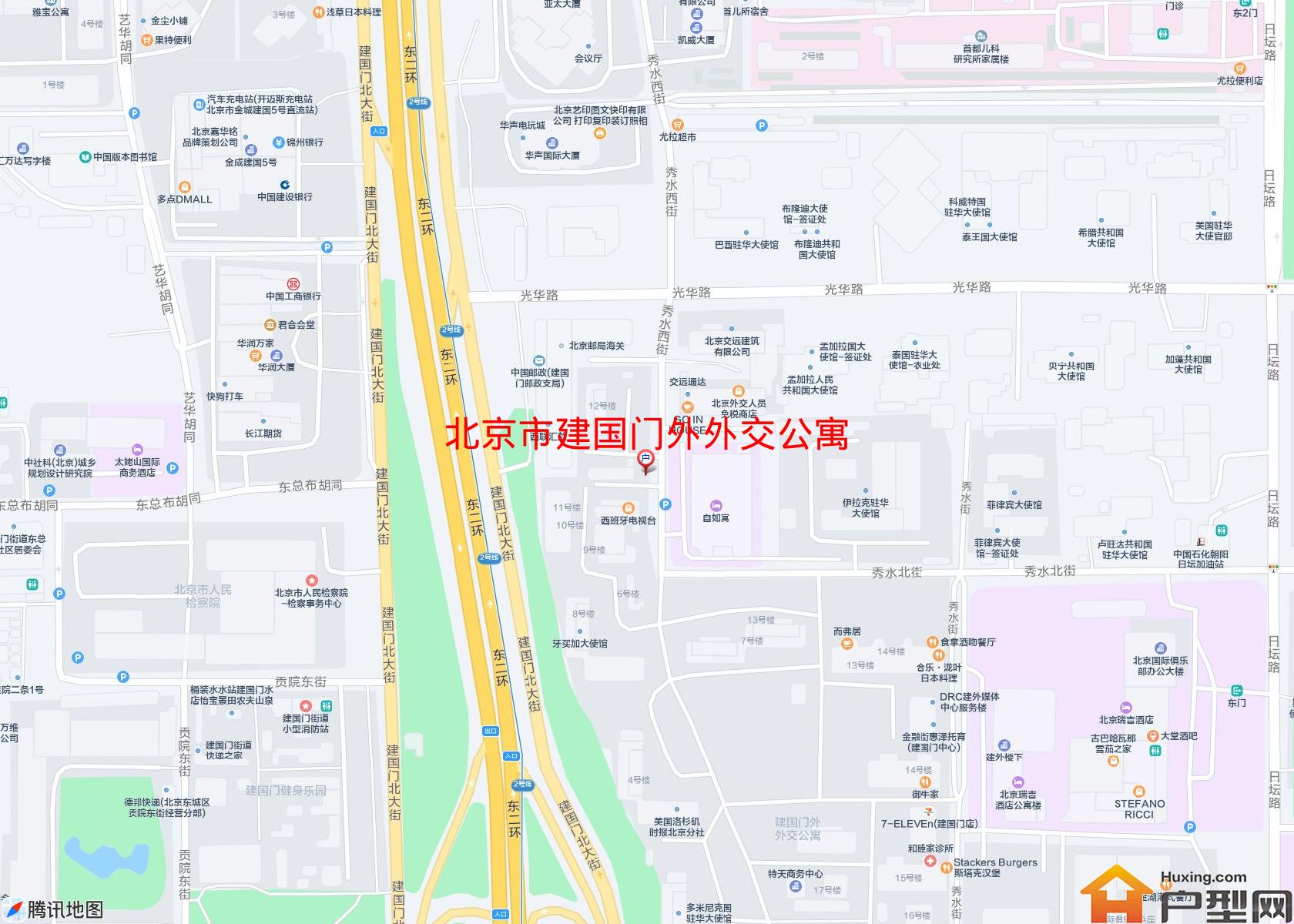 建国门外外交公寓小区 - 户型网
