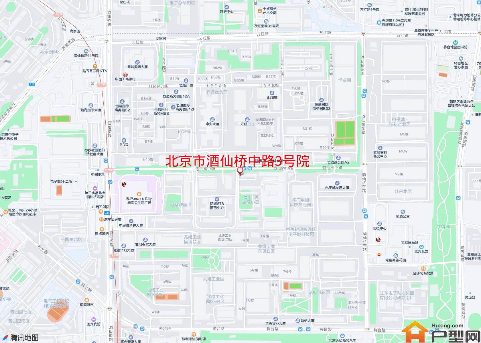 酒仙桥中路3号院小区 - 户型网