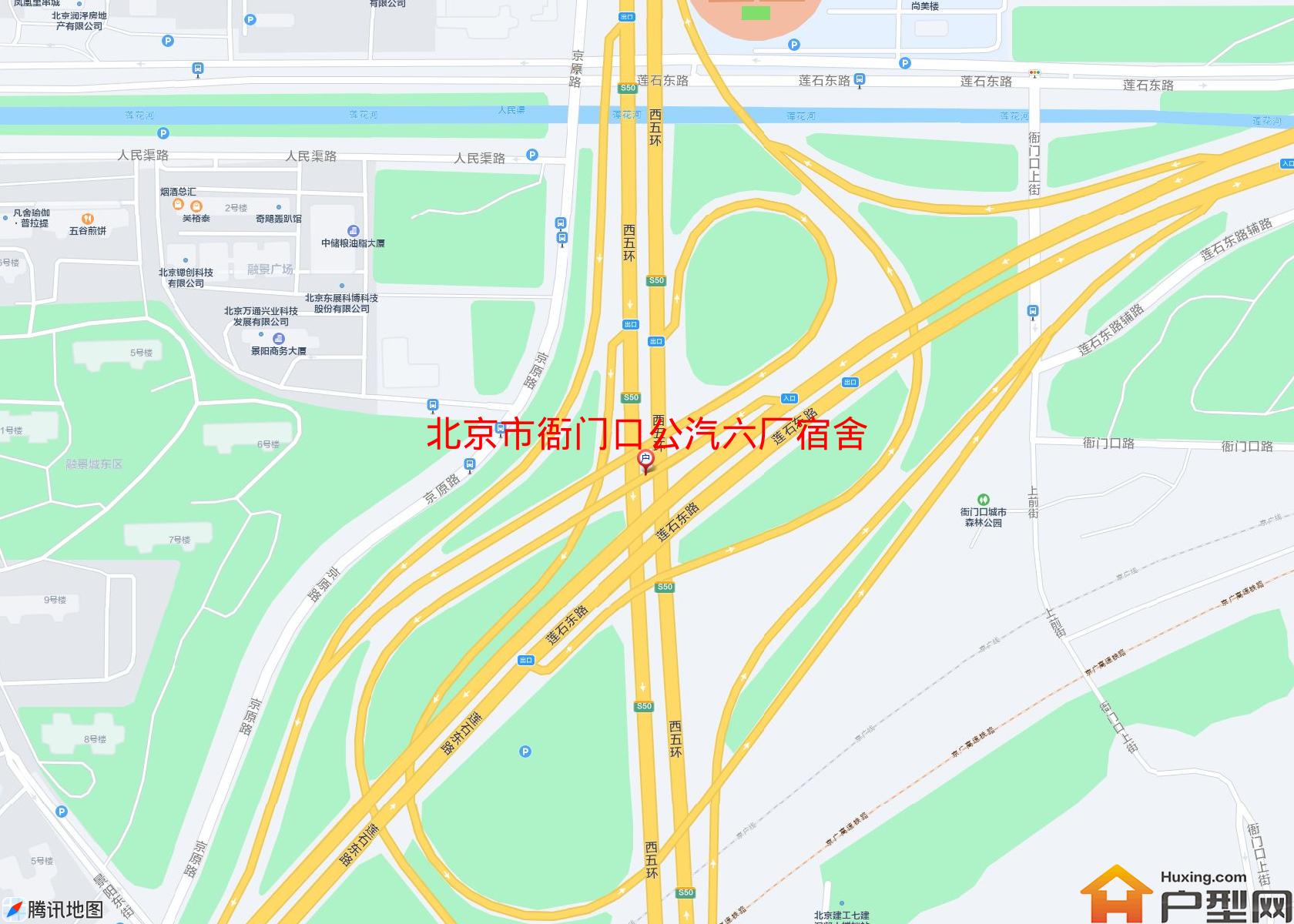 衙门口公汽六厂宿舍小区 - 户型网