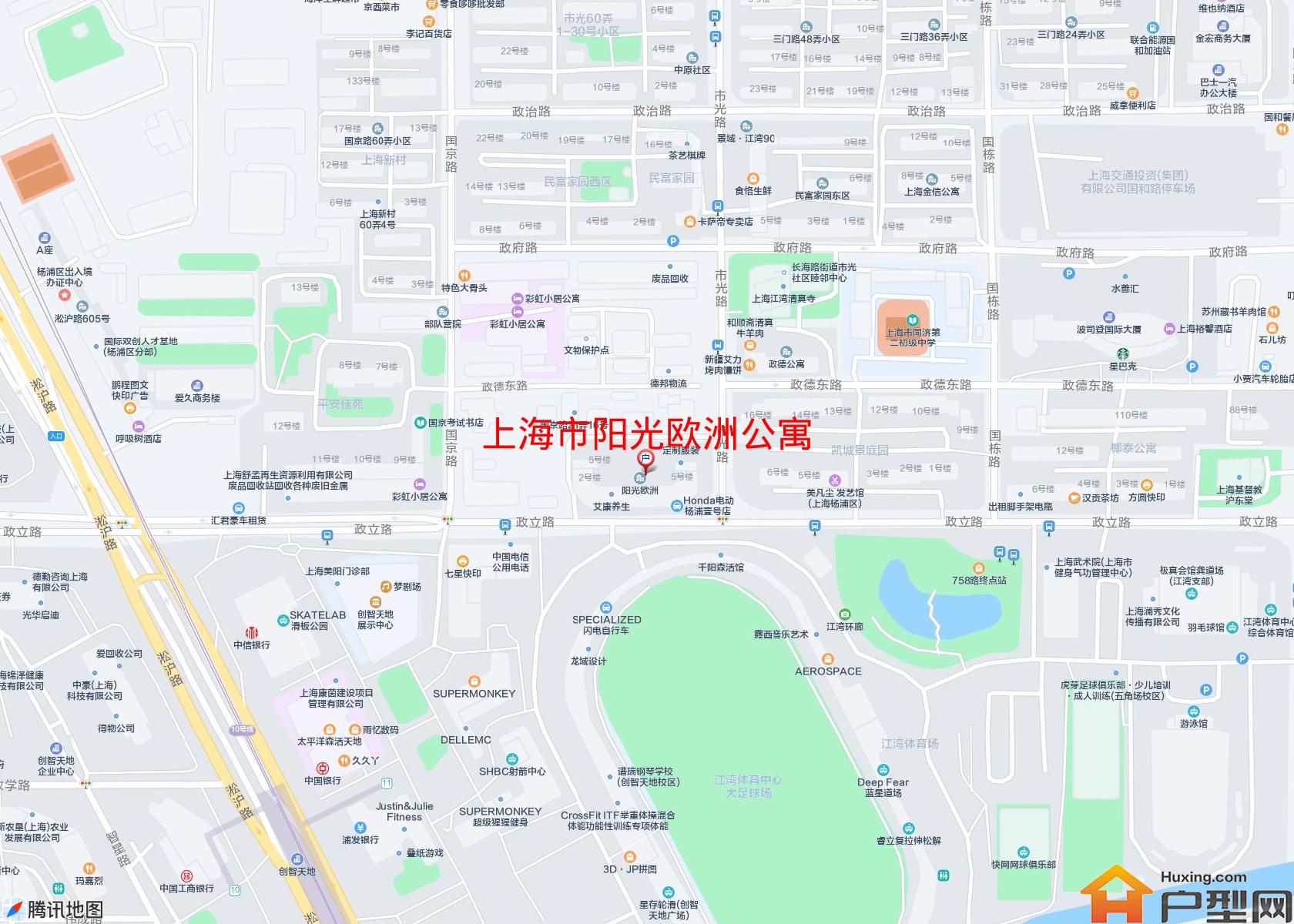 阳光欧洲公寓小区 - 户型网