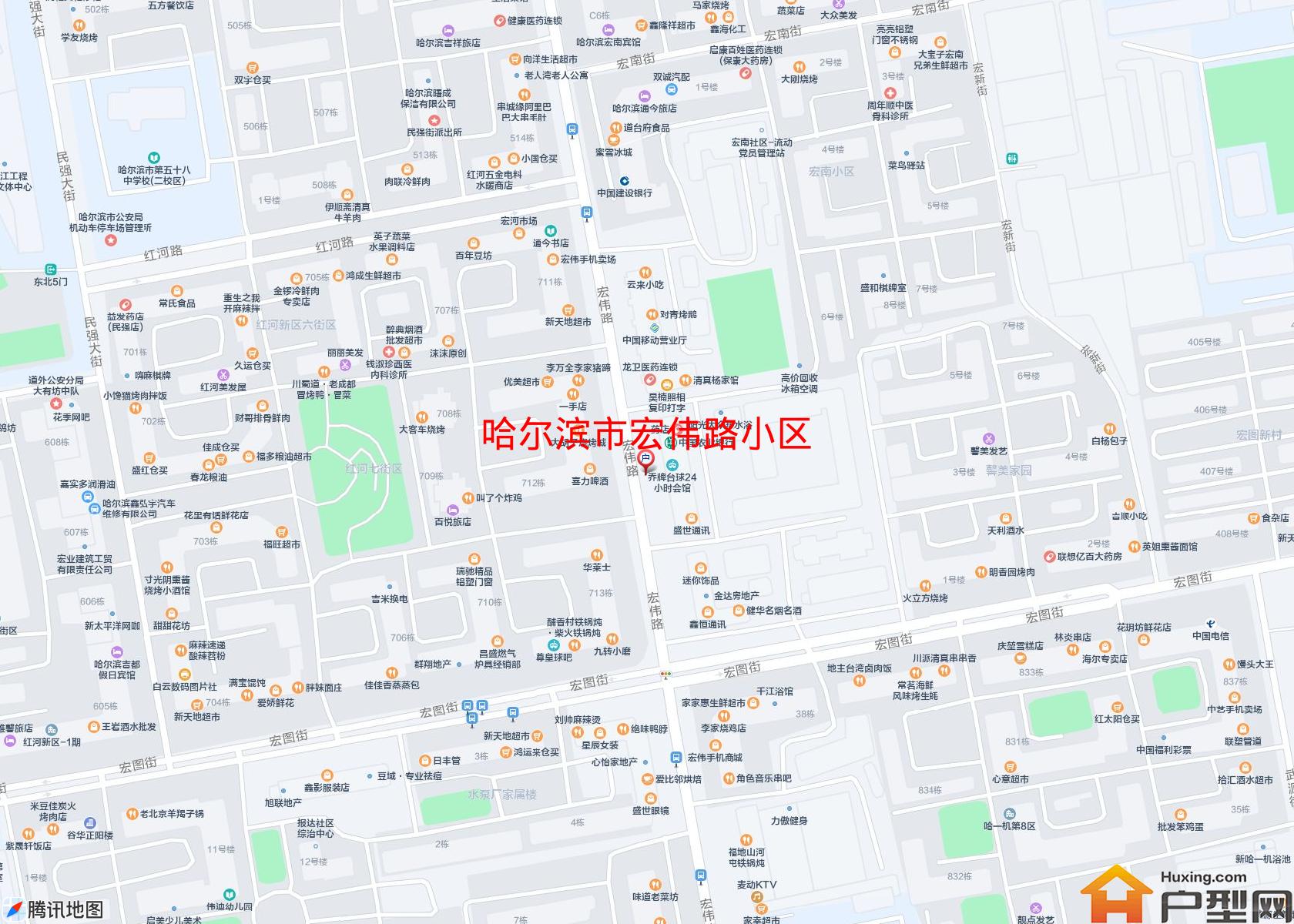 宏伟路小区小区 - 户型网