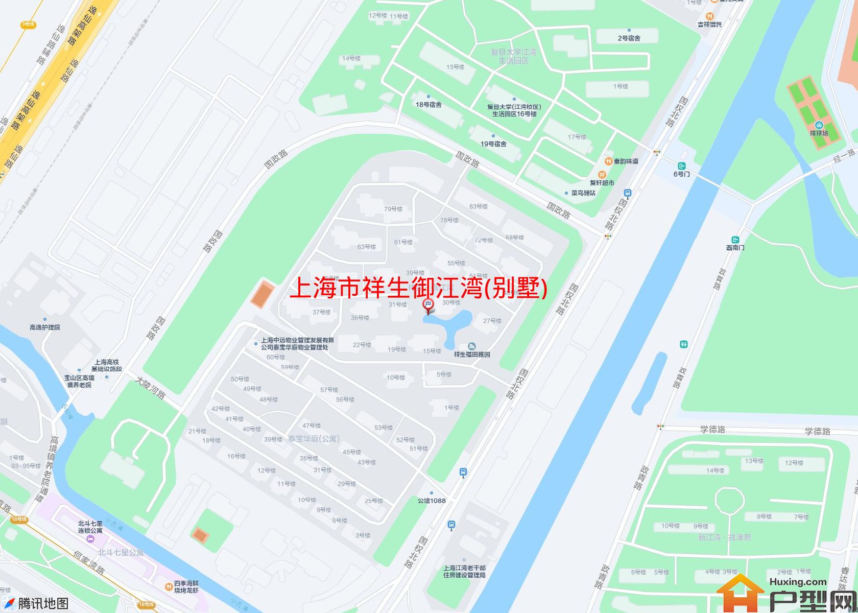 祥生御江湾(别墅)小区 - 户型网