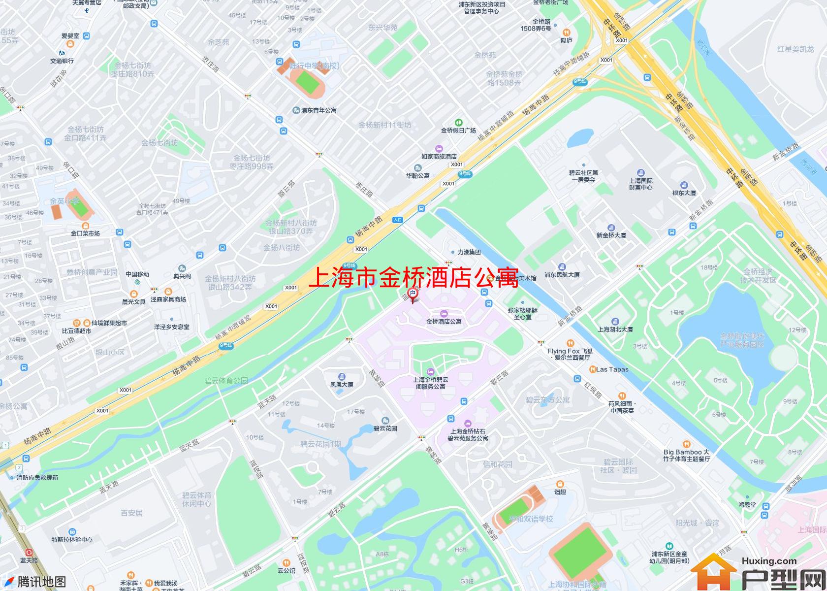 金桥酒店公寓小区 - 户型网
