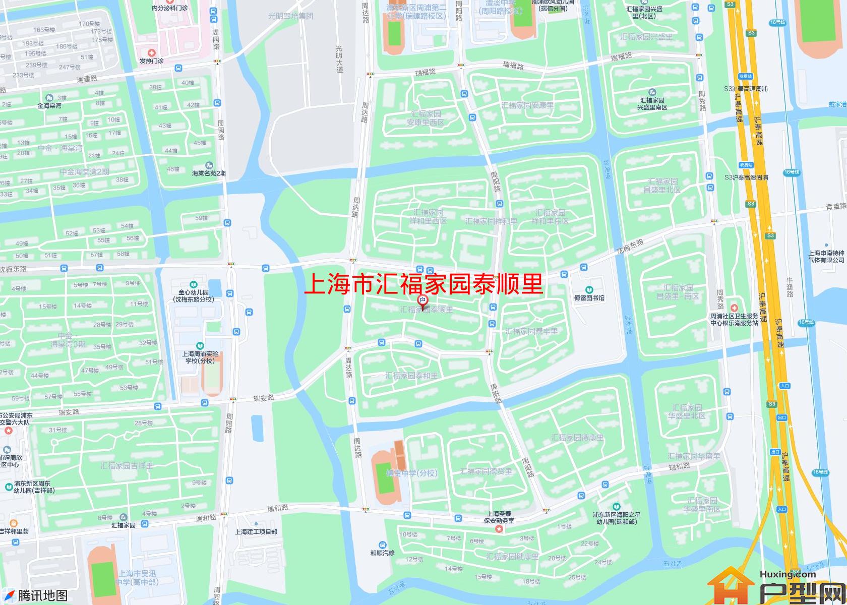 汇福家园泰顺里小区 - 户型网