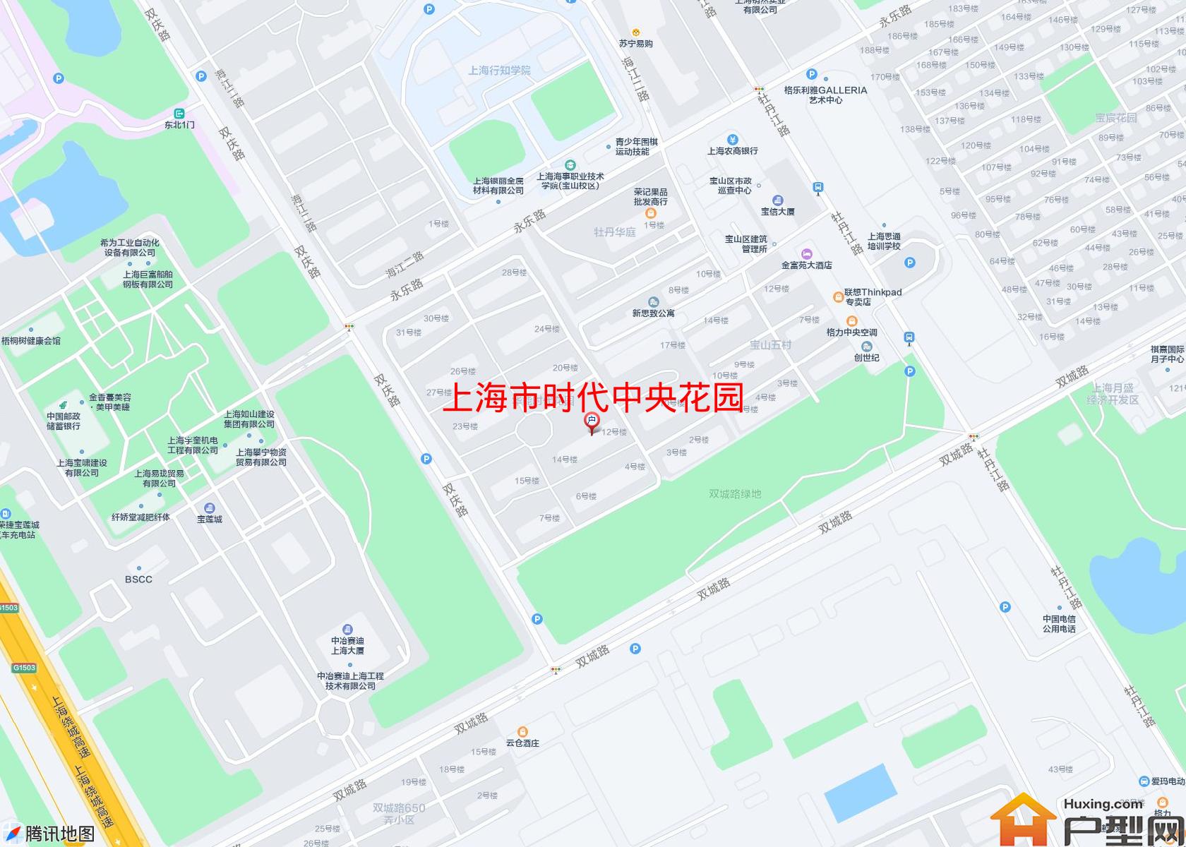 时代中央花园小区 - 户型网