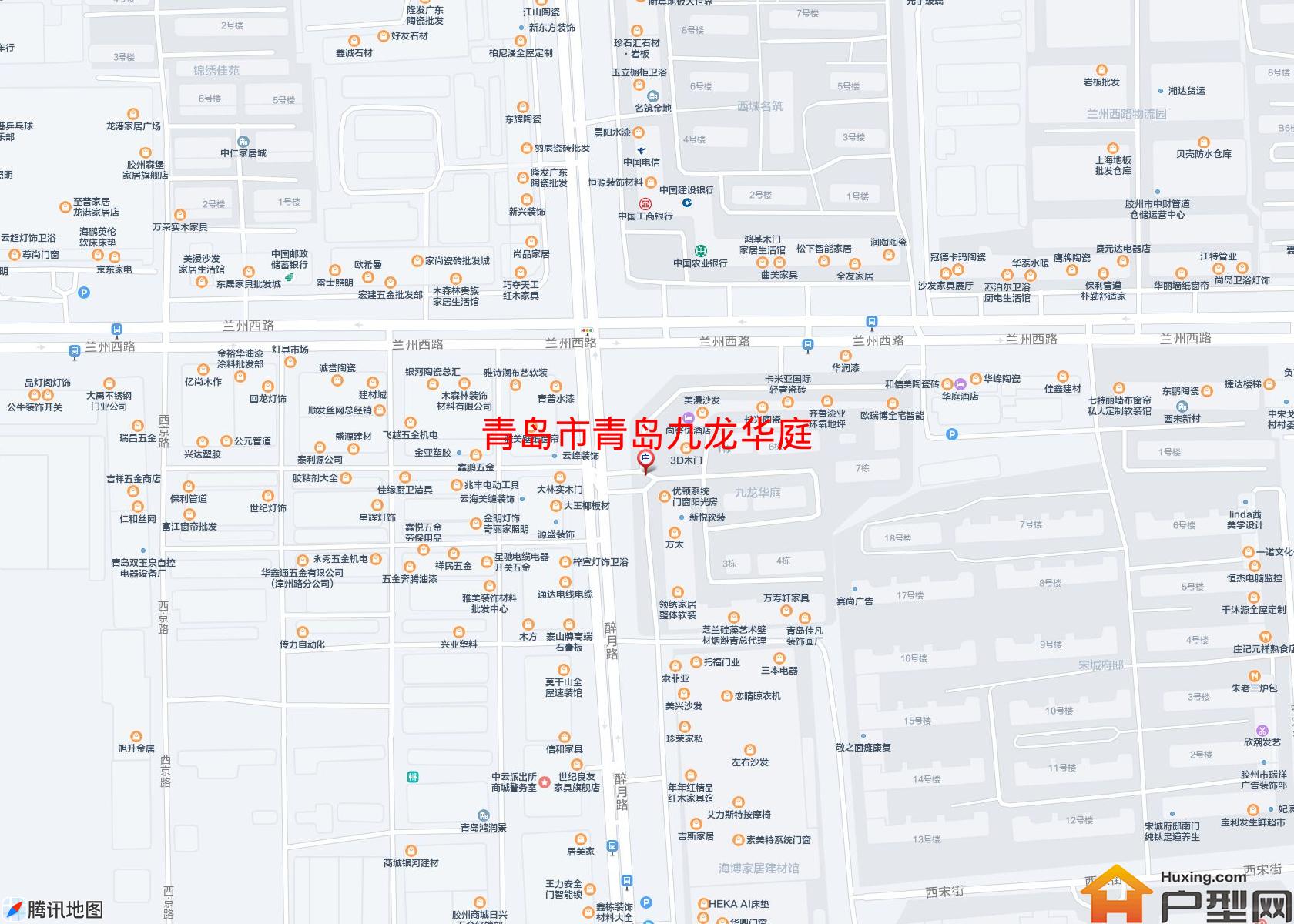 青岛九龙华庭小区 - 户型网