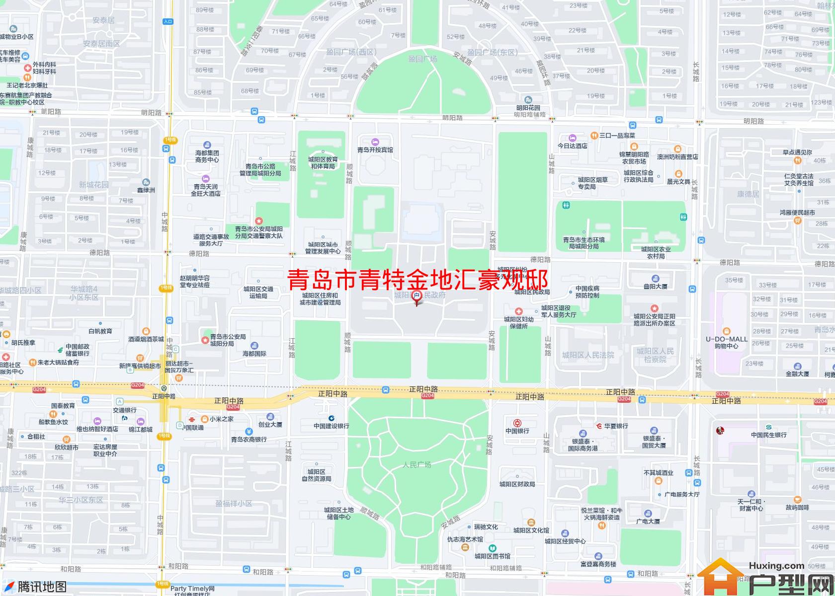 青特金地汇豪观邸小区 - 户型网
