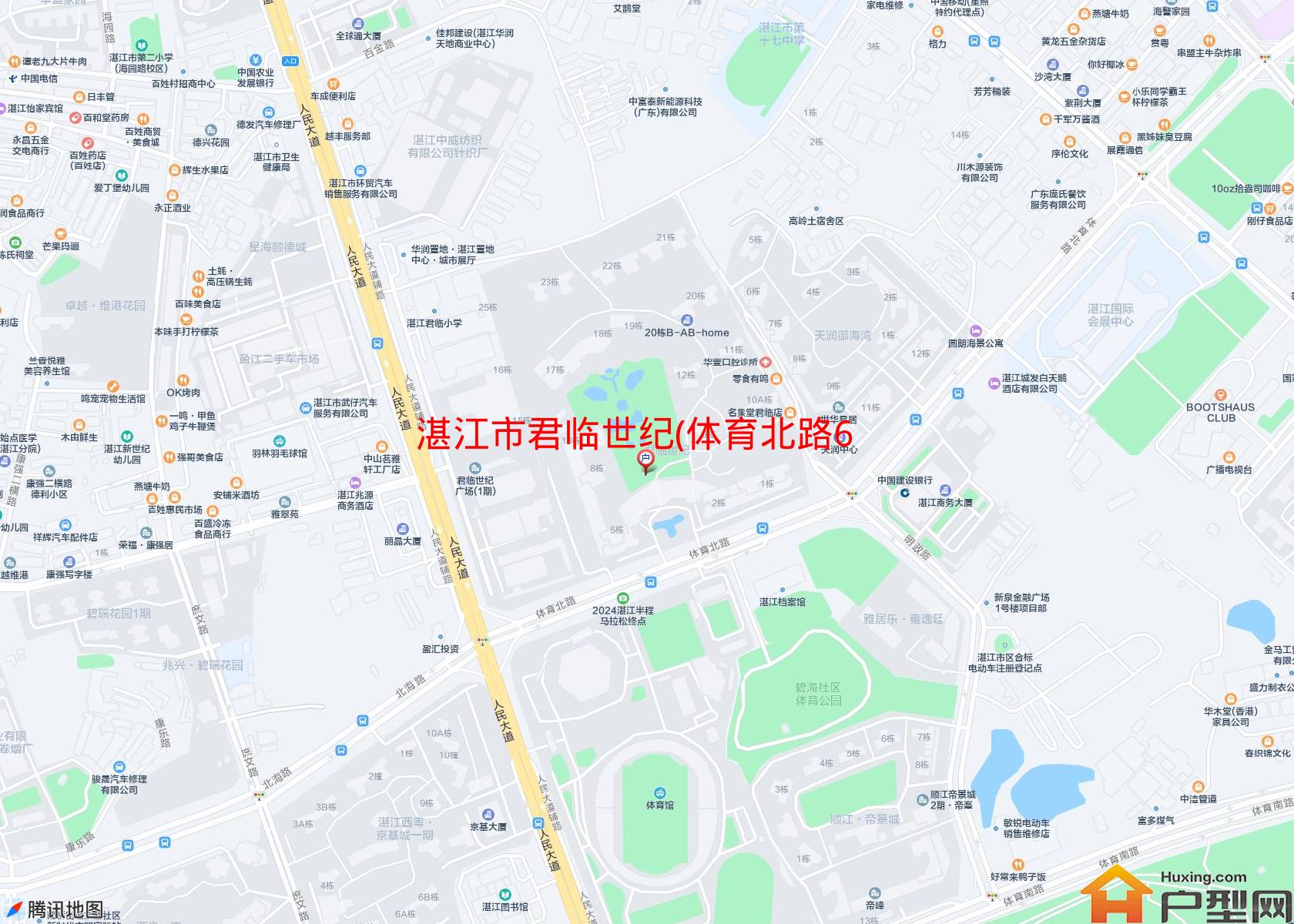 君临世纪(体育北路6号)小区 - 户型网
