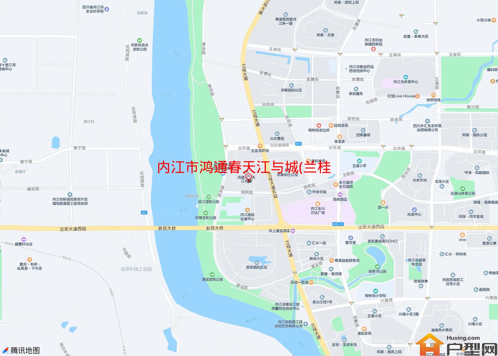 鸿通春天江与城(兰桂大道)小区 - 户型网