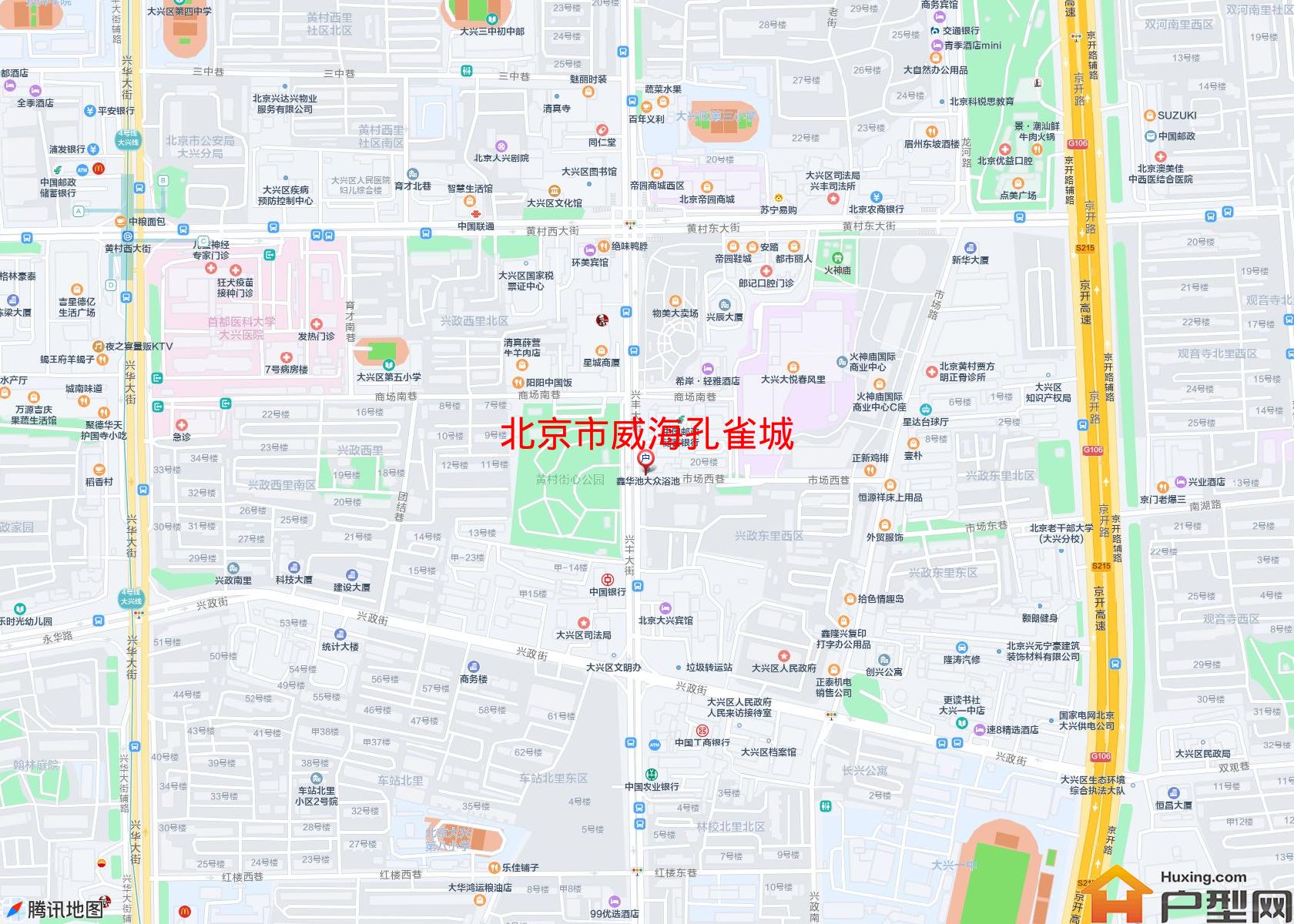 威海孔雀城小区 - 户型网