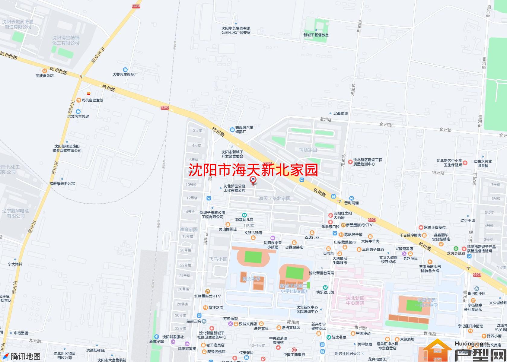 海天新北家园小区 - 户型网